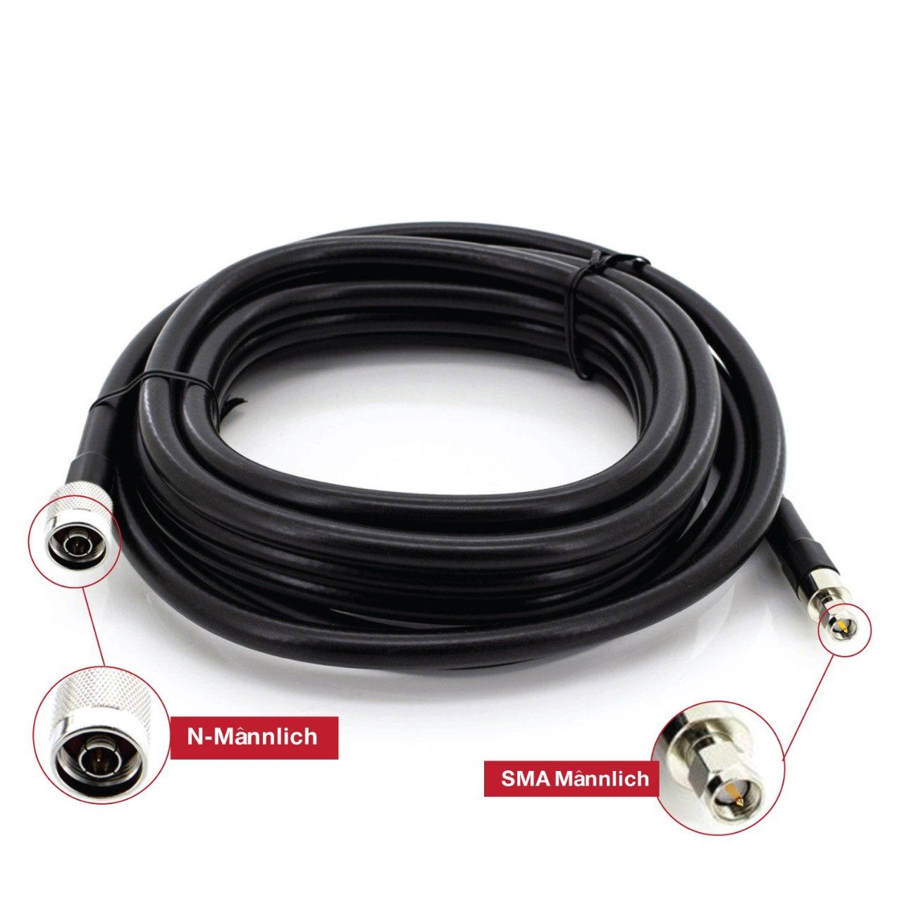 Baker BK-400MM Verlängerungskabel, N kabel, SMA cm), kabel, lte LMR400, 4g 3g männlich wifi männlich, kabel (200 kabel