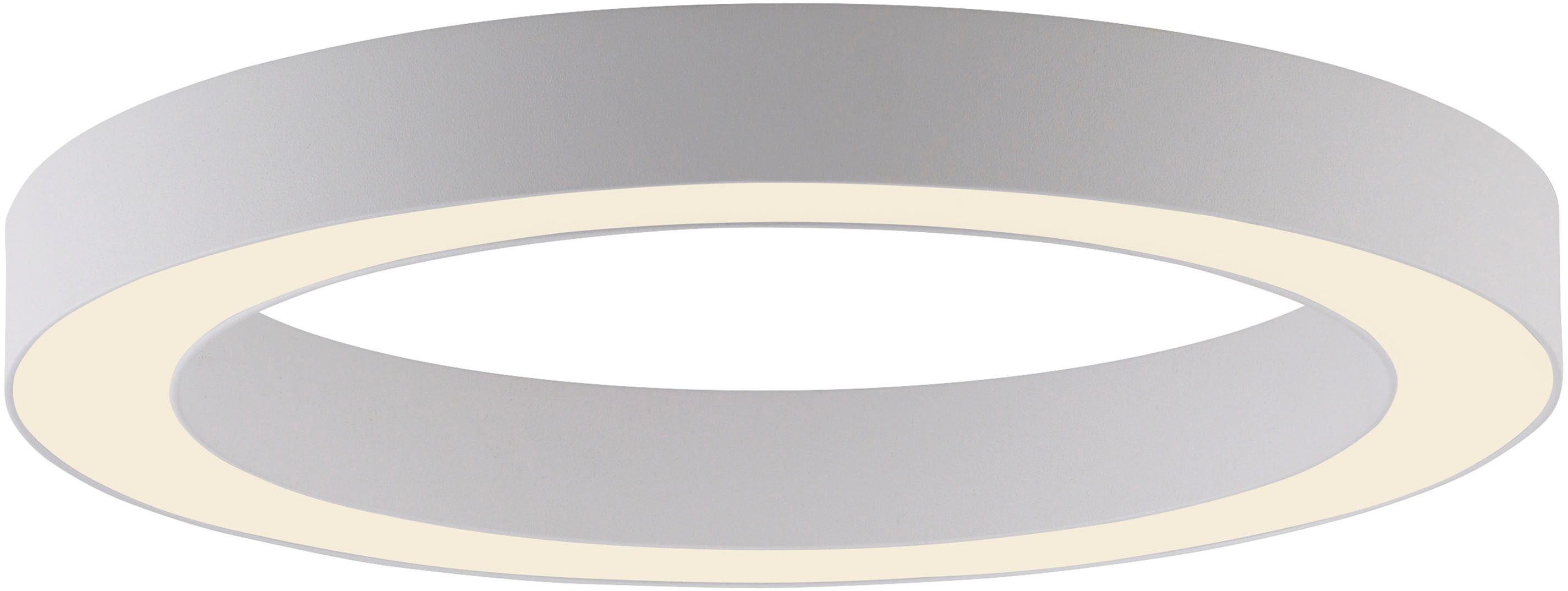 Neuhaus PURE LED Deckenleuchte PURE Lines Round, CCT - über Fernbedienung, LED fest integriert, warmweiß - kaltweiß, Stufenlos dimmbar über Fernbedienung, CCT