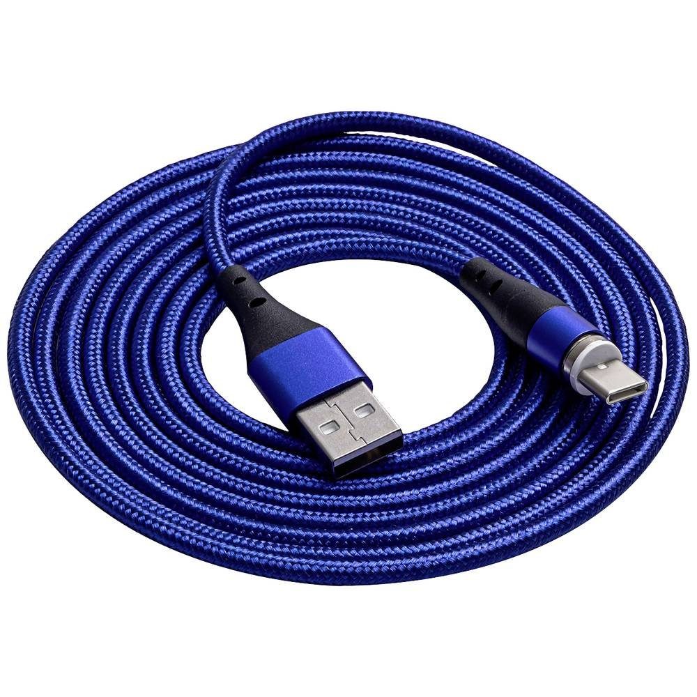 Kabel USB A / USB type C 2m magnetic USB-Kabel