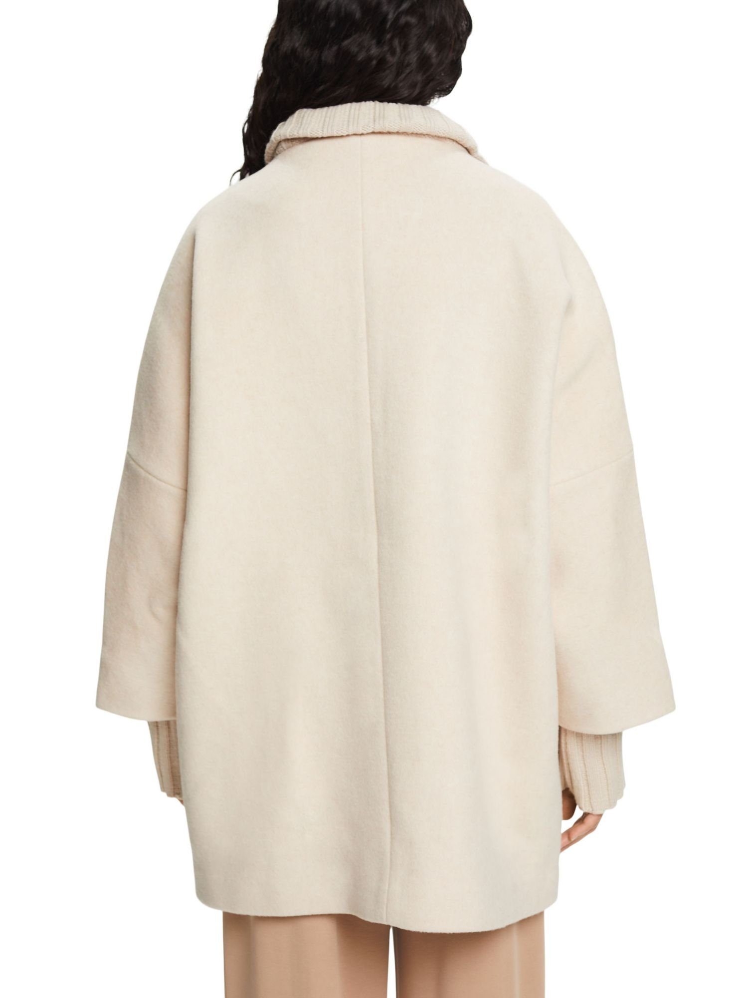 Esprit Collection Winterjacke Jacke aus mit Wollmix Kaschmir