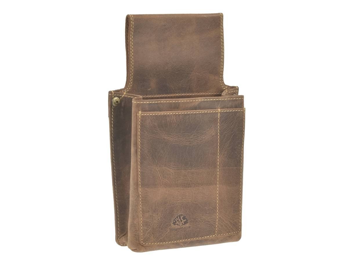 Greenburry Kellnerbörse Vintage, Kellnertasche, Holster, Leder
