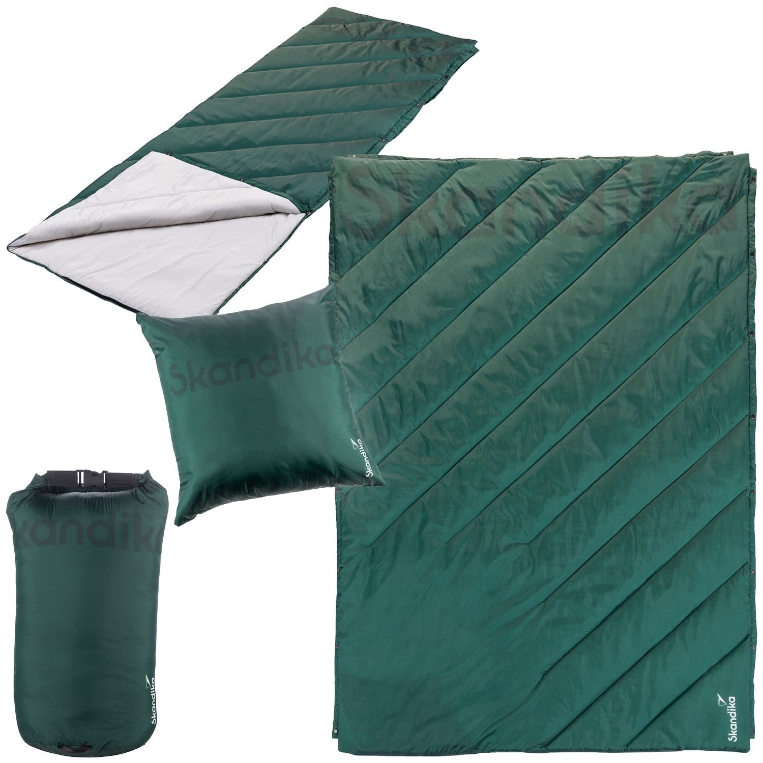 Skandika Deckenschlafsack Campingdecke Liva, 4-in-1, Outdoor günstig online kaufen