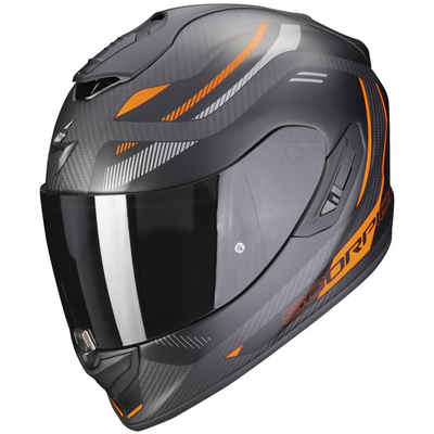 Scorpion Exo Motorradhelm Scorpion Exo-1400 Evo Carbon Air Kydra Matt-Schwarz / Orange L