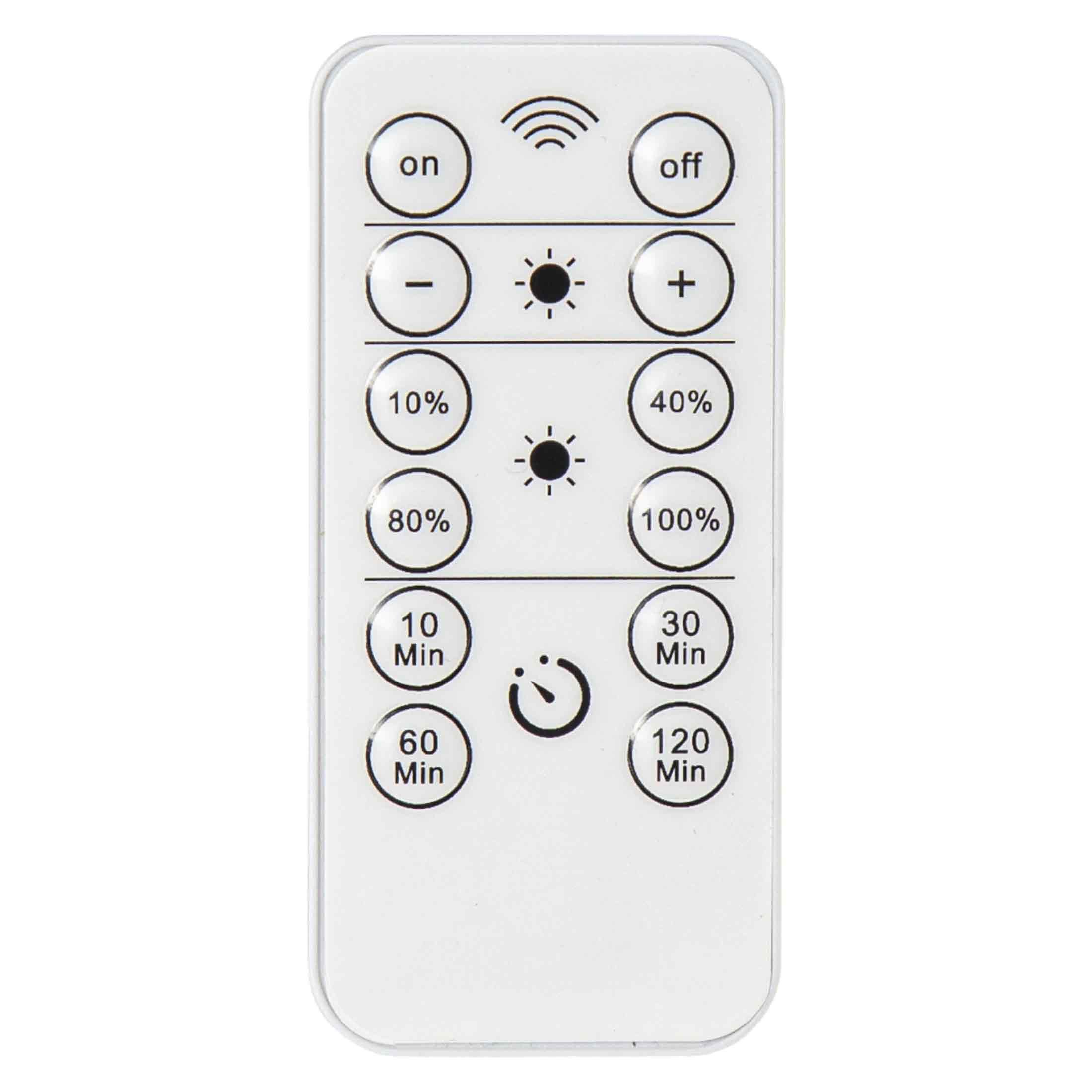 STAR TRADING LED Nachtlicht, Dimmfunktion, LED, warmweiß, Push Leuchten mit Fernbedienung Timer Dimmer