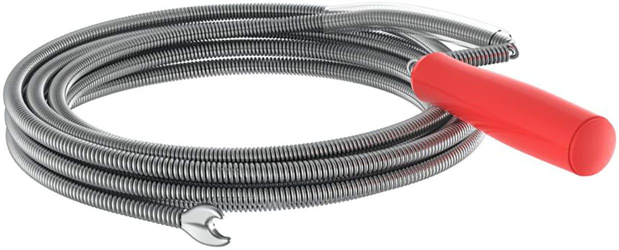 Kirchhoff Rohrreinigungsspirale, 9 mm x 5 m, Abflussspirale für eine chemiefreie Reinigung