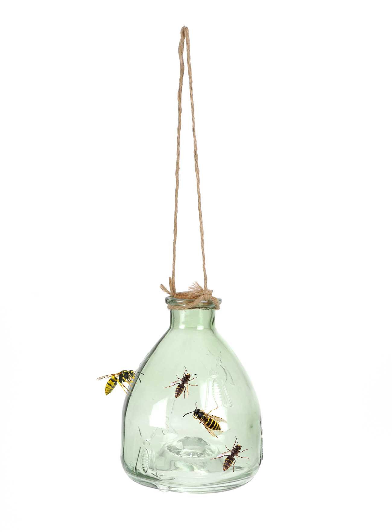 Kinzo Insektenfalle Wespenabwehr, Insektenfalle aus Glas