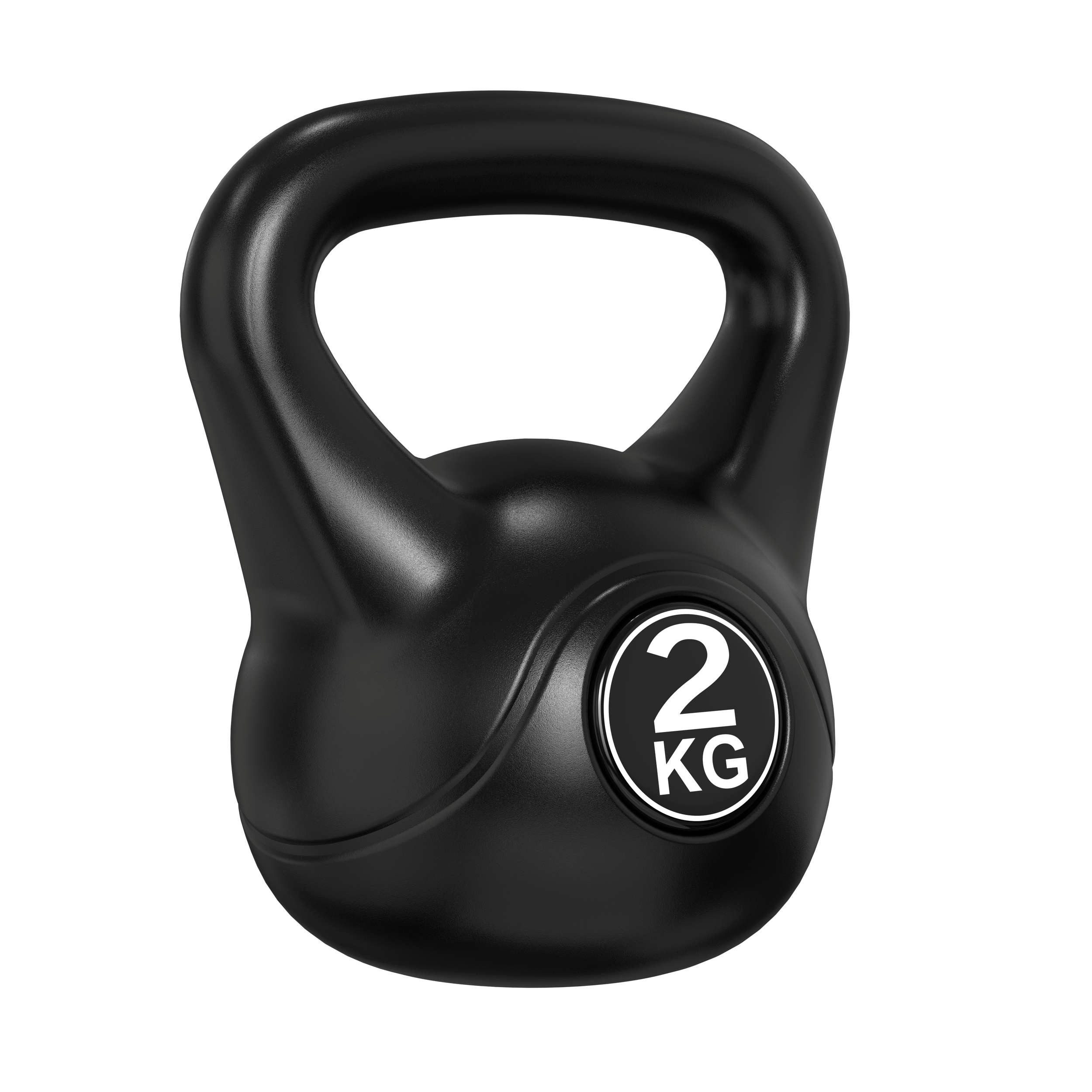 Tunturi Kettlebell Kugelhantel - Kettlebell - PVC mit Sand gefüllt