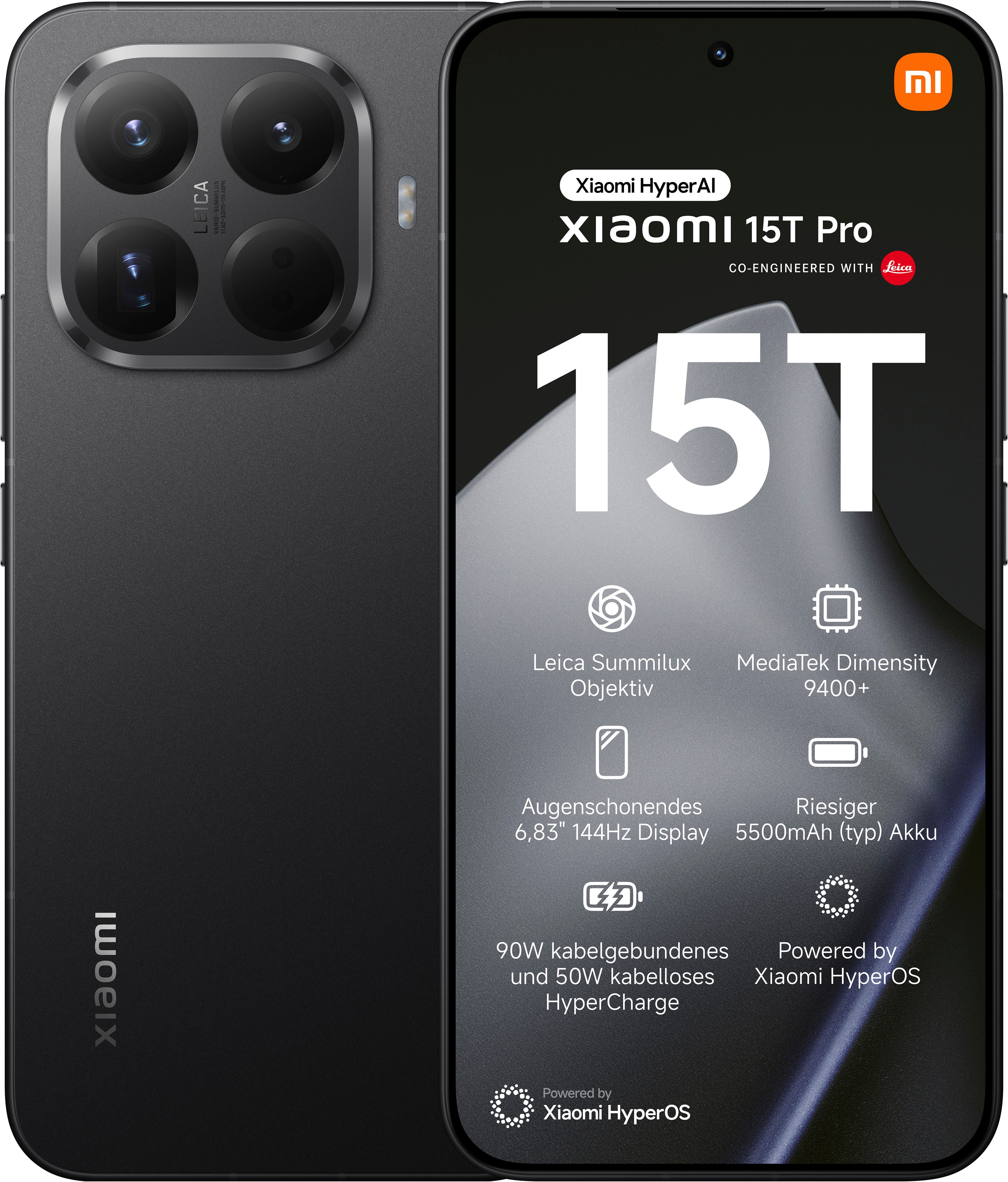 Xiaomi 15T Pro 12+512 Smartphone (17,34 cm/6,83 Zoll, 512 GB Speicherplatz, 50 MP Kamera)