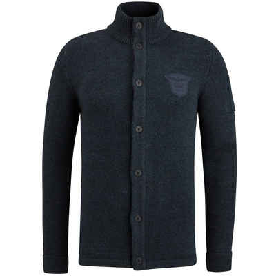 PME LEGEND Strickweste Button jacket wool mix
