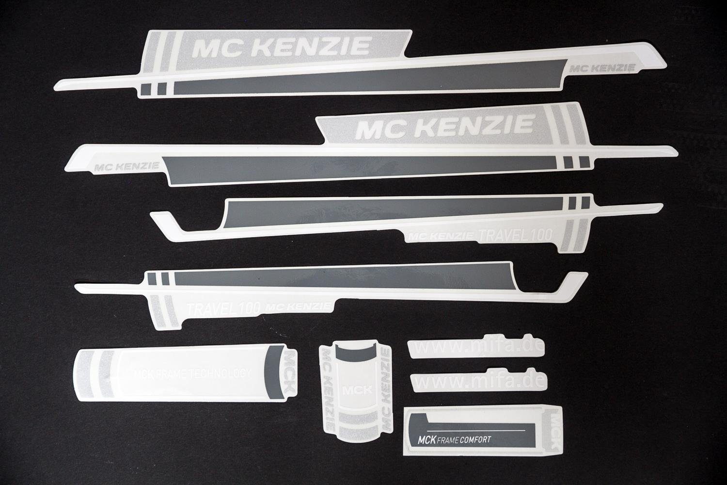 Non-Branded Рама велосипеда Fahrrad DEKOR Satz Aufkleber Рамка Schriftzug Sticker MC KENZIE decal