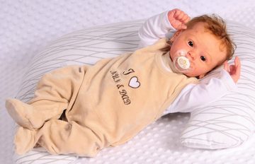 La Bortini Strampler, Jäckchen & Mütze Strampler Mütze und Shirt Baby Anzug 3Tlg 44 50 56 62 68 Knotenmütze