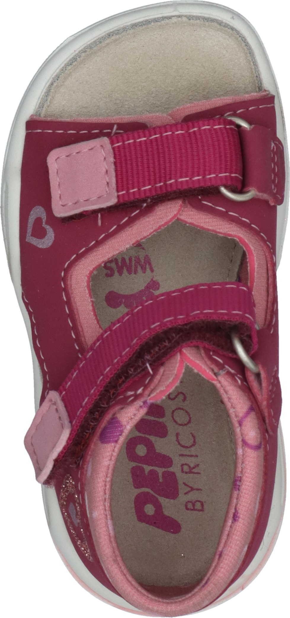Sandaletten Pepino Synthetik/Textil aus pink Outdoorsandale