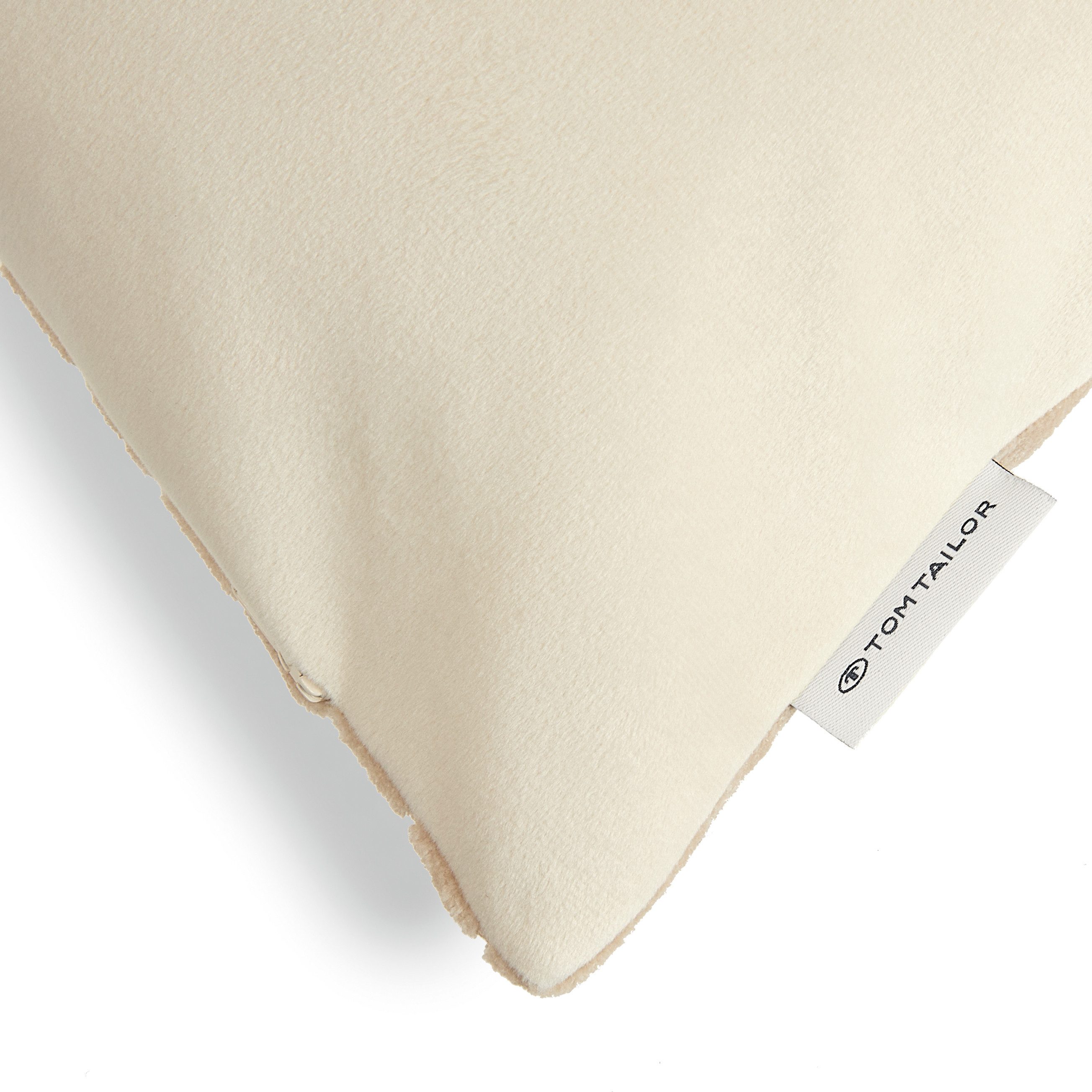 TOM TAILOR HOME Kissenhülle Cord, (1 Stück), mit Stickerei