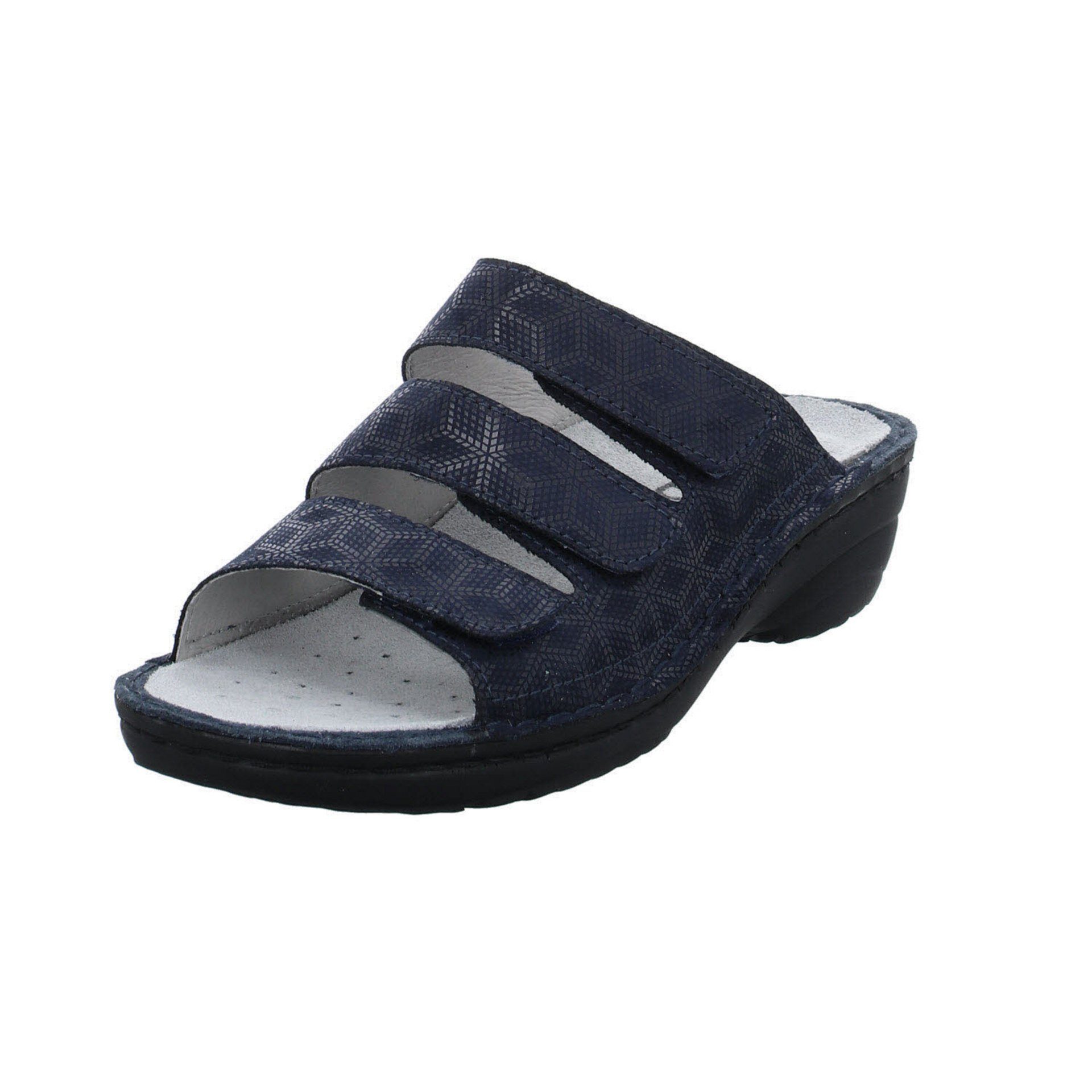 Rohde Damen Glattleder Pantoletten Hausschuh Pantolette Sandalen Cremona