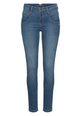 GANG Skinny-fit-Jeans 94Medina mit stylischer halb offener Knopfleiste