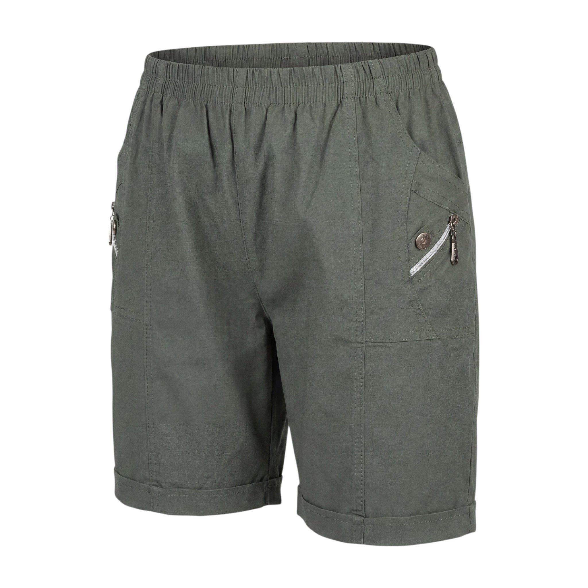 Cherry Berry Shorts Kurze Damen Sommerhose leichte Damen Shorts Strandshorts Größe 38/40 bis 52/54, Stretchbund