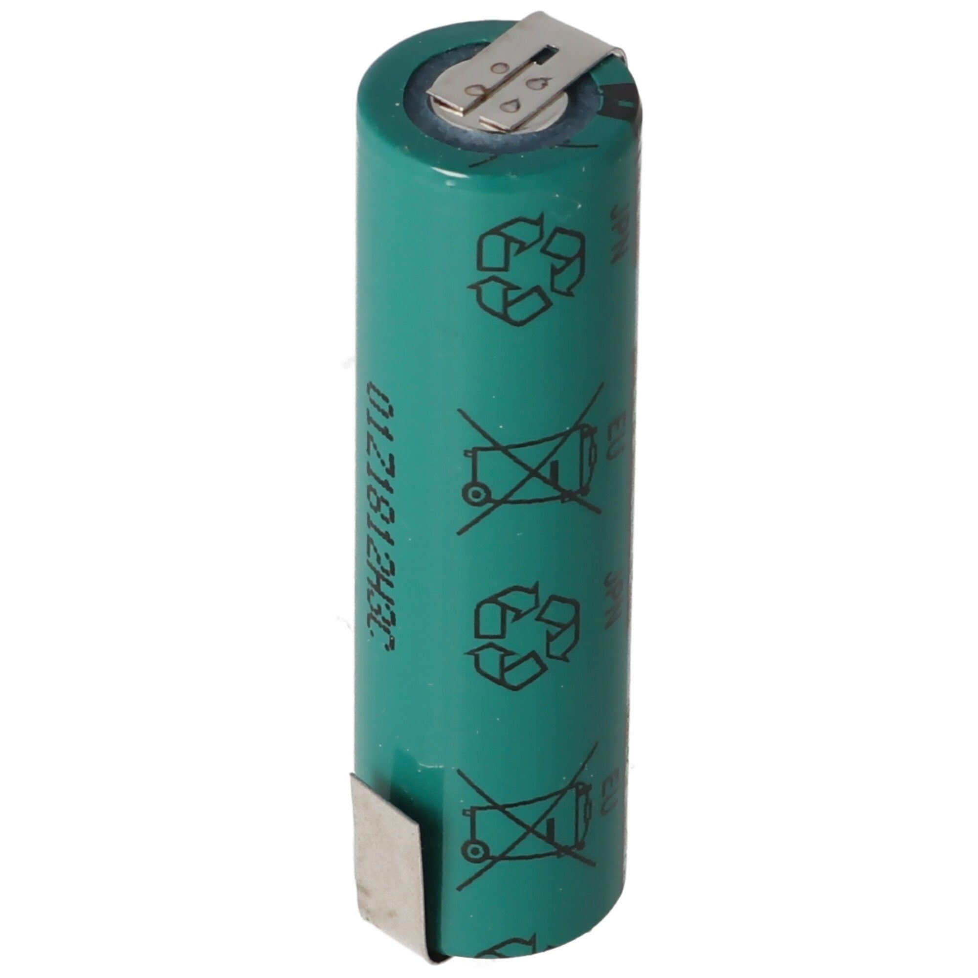 Sanyo Panasonic Sanyo FDK Flat Top NiMH Mignon AA Akku 1,2V 1650mAh Lötfahn Akku 1650 mAh (1,2 V)