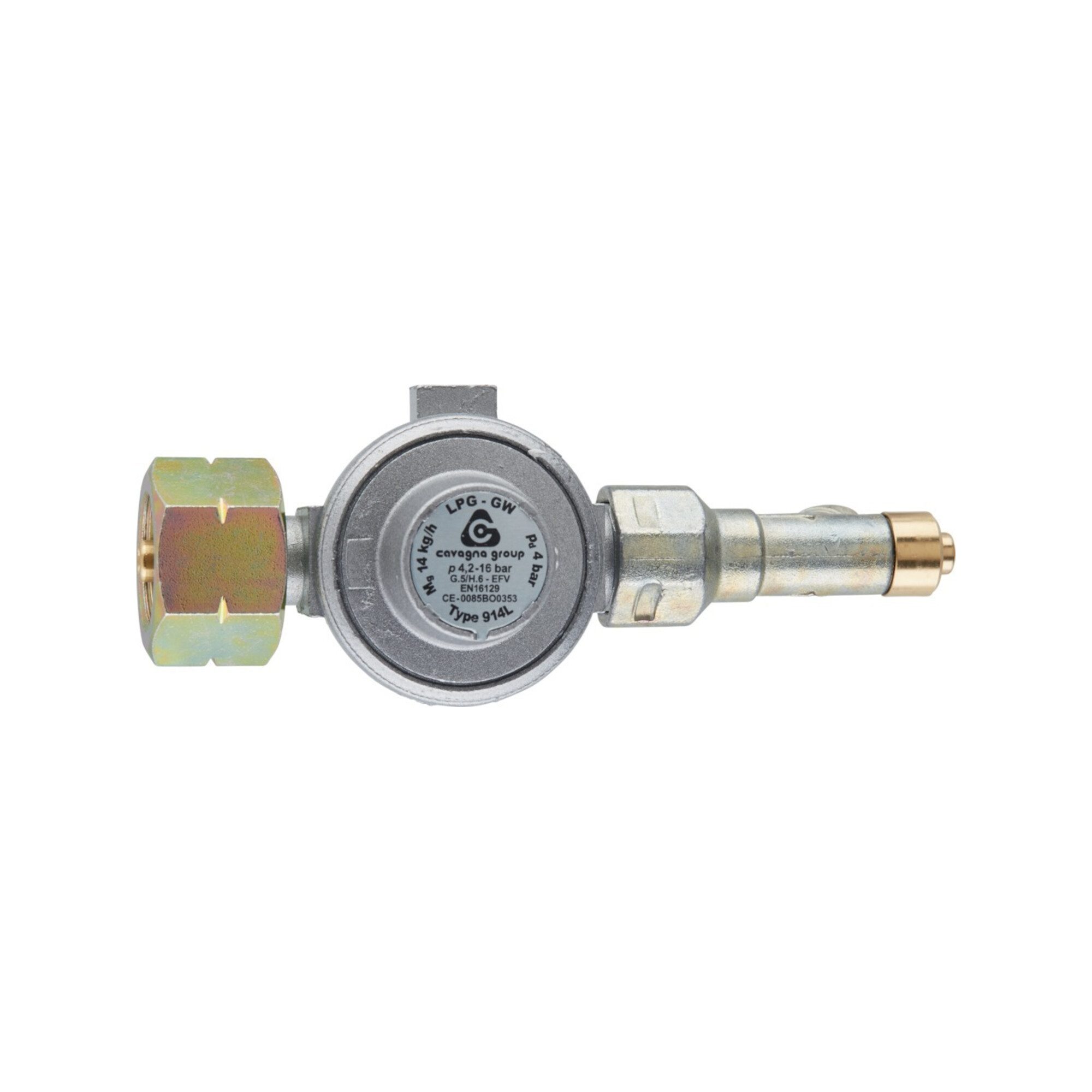 TGO Druckregler Regler 14,0kg/h 4bar Kombi x G 3/8 mit SBS