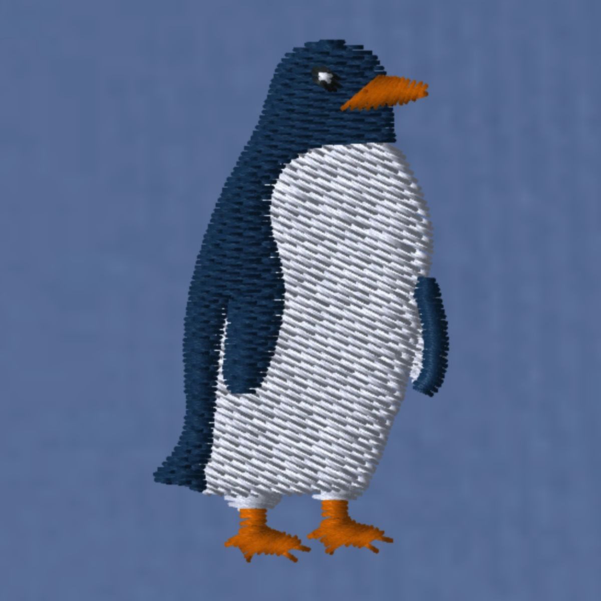 Spreadshirt T-Shirt Kleiner Pinguin Stickerei Männer Premium T-Shirt (1-tlg)