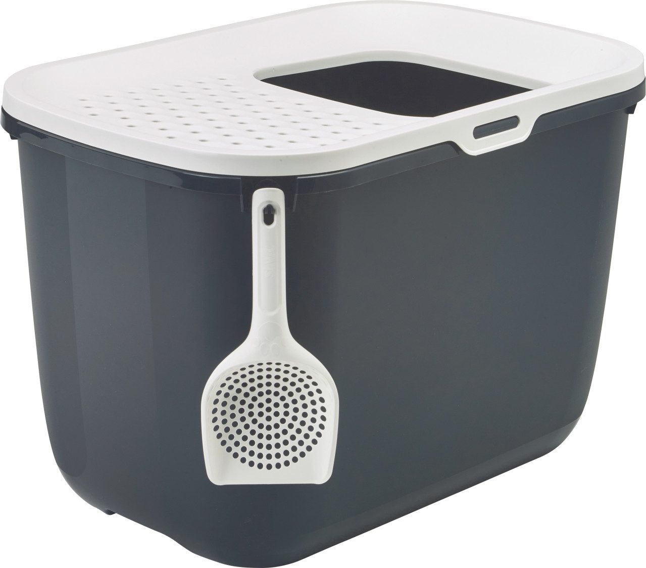 Nobby Katzentoilette Nobby Katzentoilette Hop In anthrazit-weiß 58,5 x