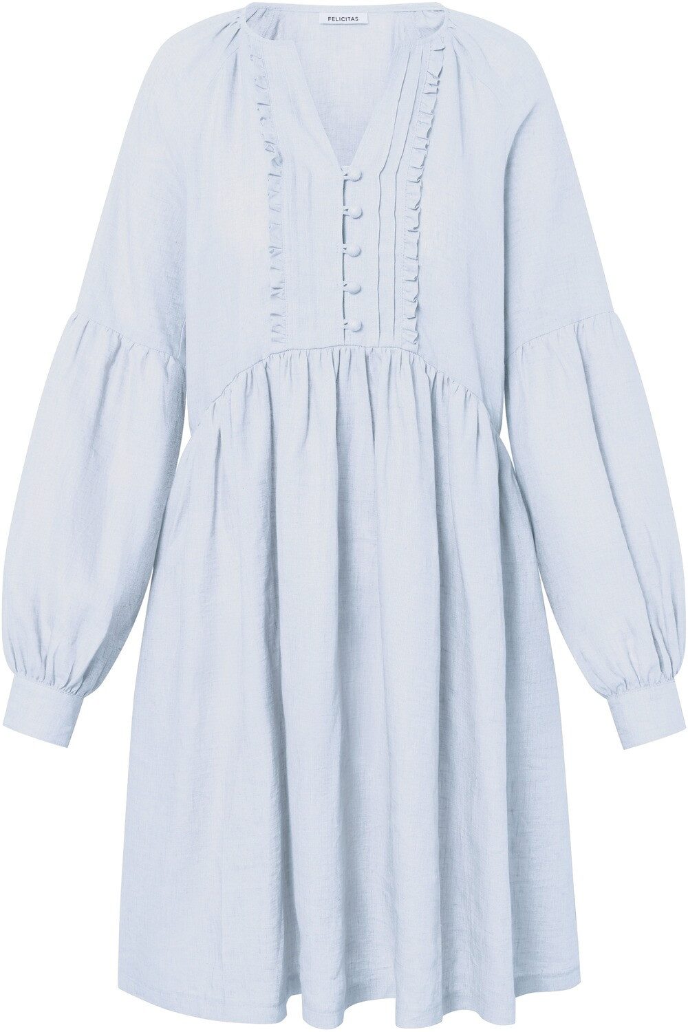 Midikleid Langarm-Kleid Karlin