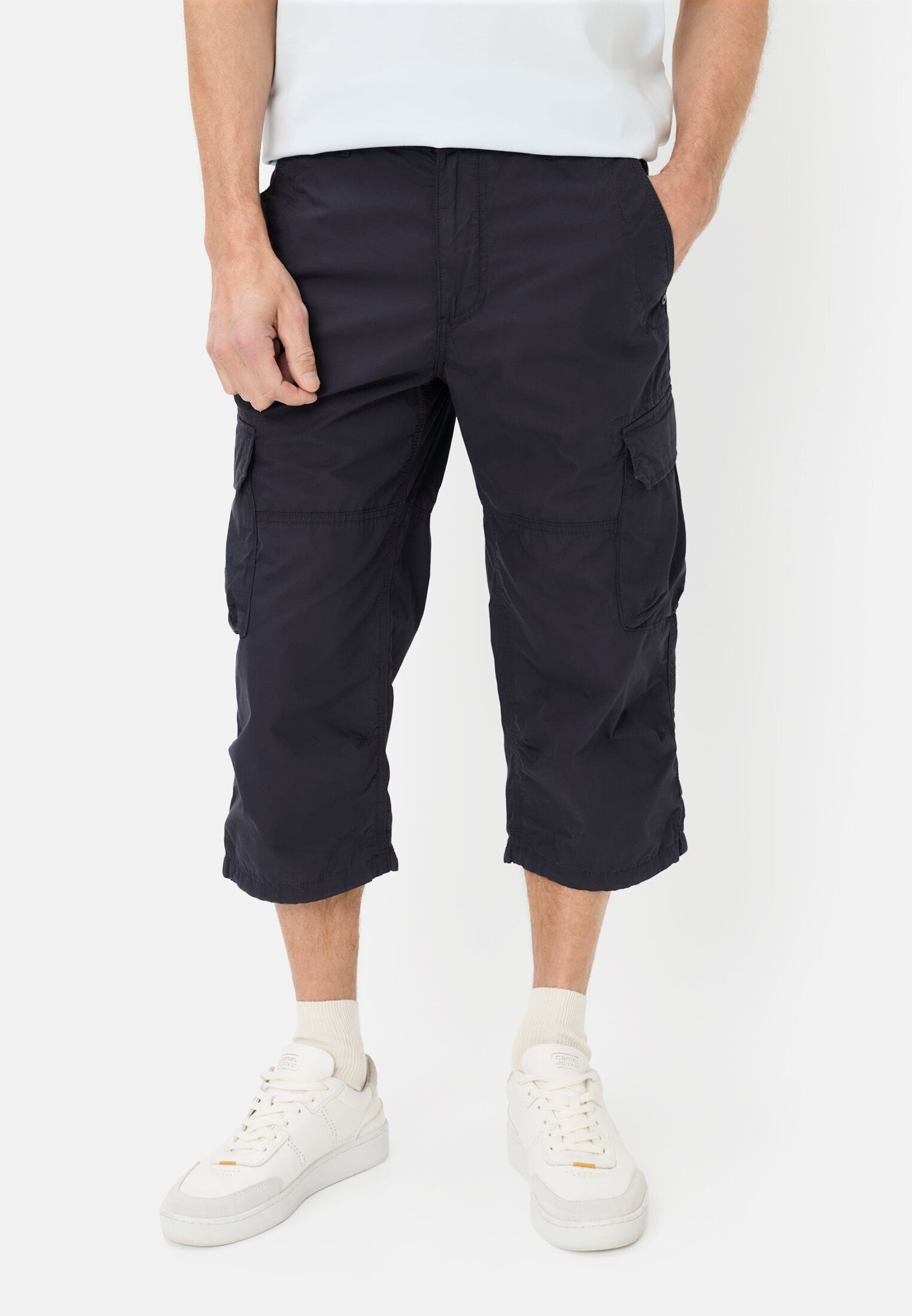 camel active Cargobermudas Cargo-Shorts aus reiner Baumwolle
