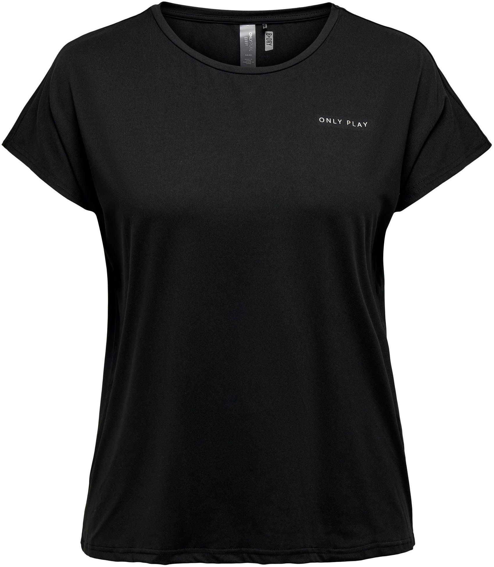 ONLY Play Funktionsshirt ONPAUBREE SS TRAIN TEE CURVY NOOS black LOOSE