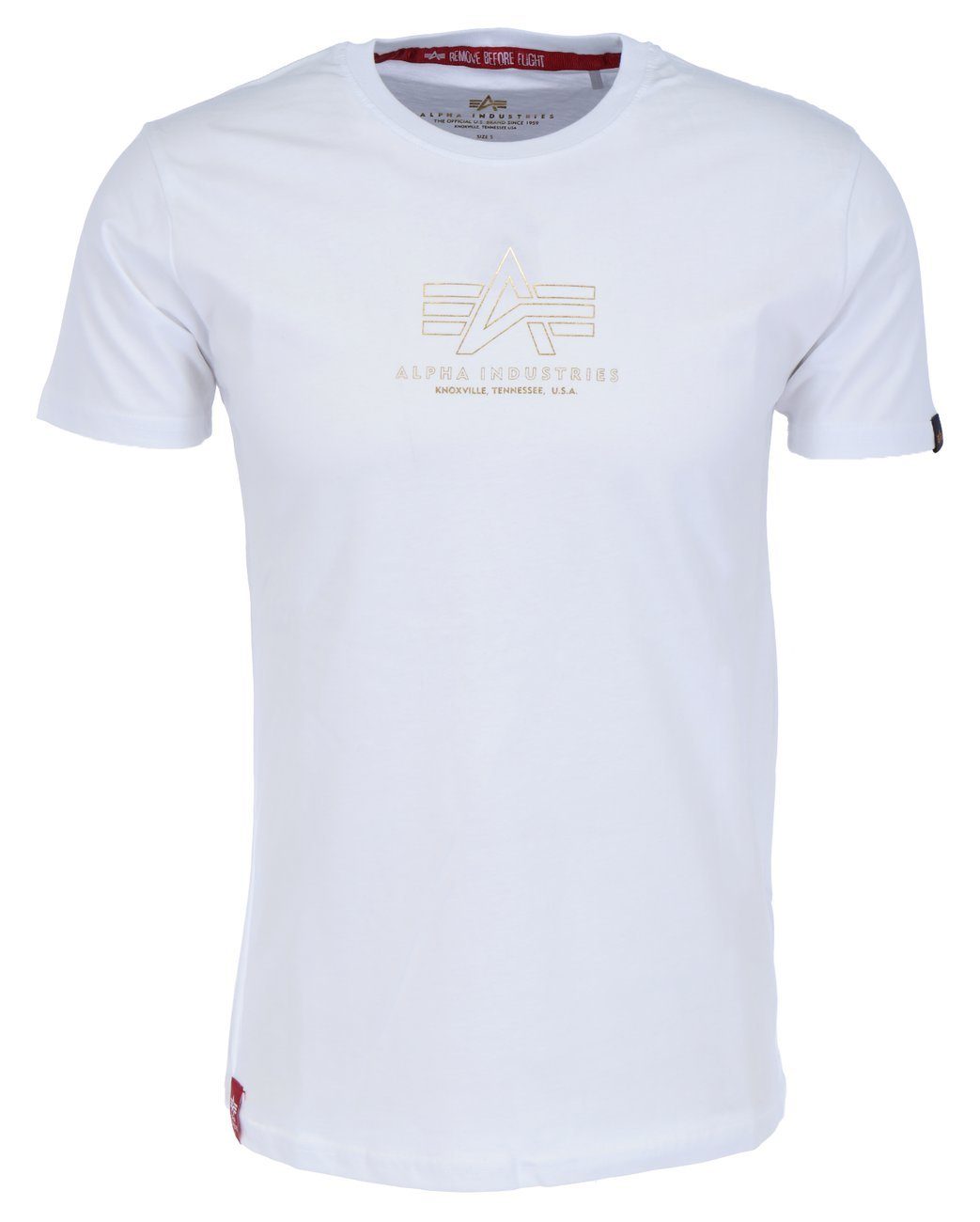 Alpha Industries T-Shirt Basic T ML Foil Print (1-tlg)