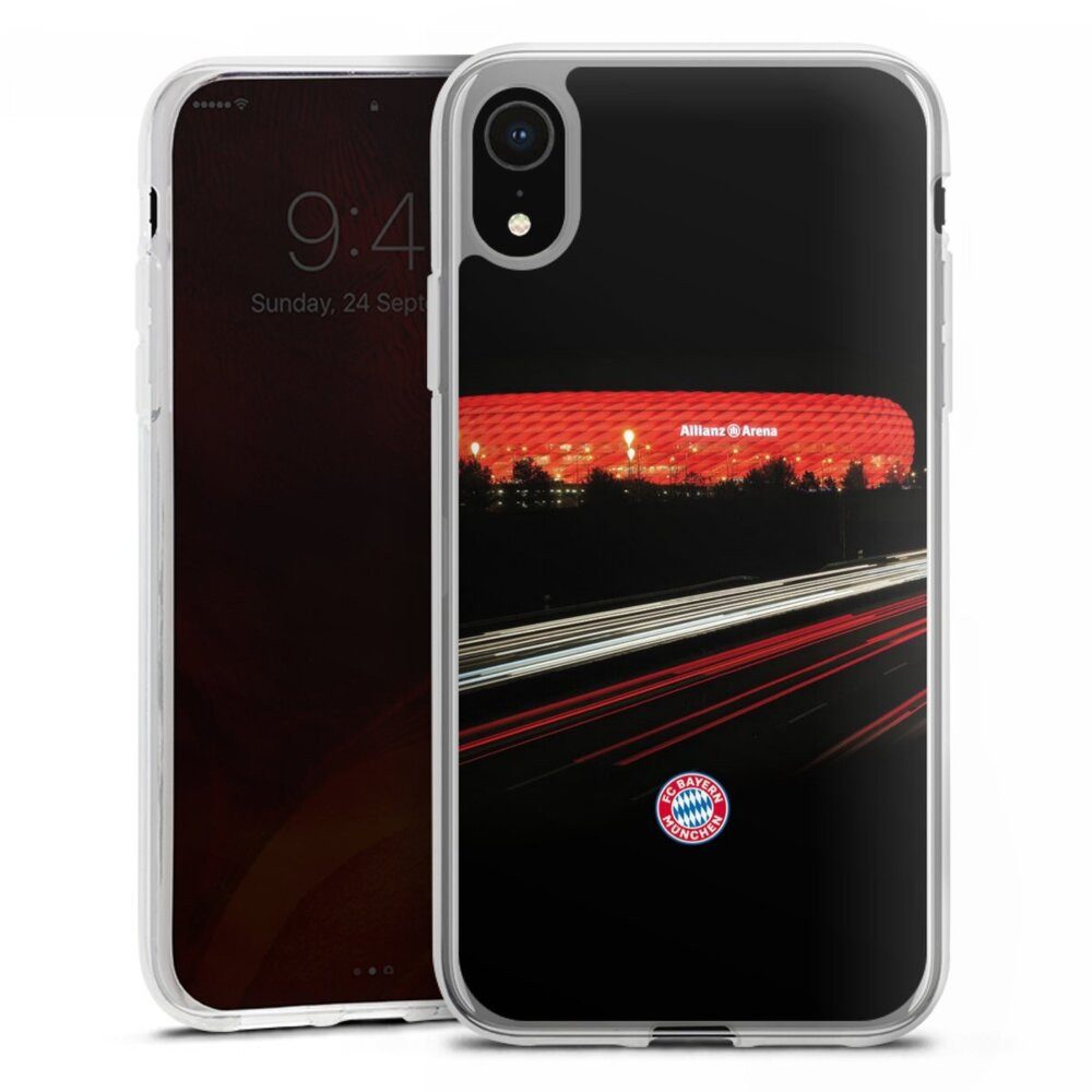 DeinDesign Handyhülle FC Bayern München FCB Stadion FC Bayern München Allianz Arena, Apple iPhone Xr Silikon Hülle Bumper Case Handy Schutzhülle