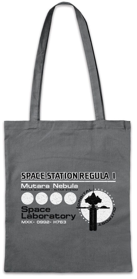 Beuteltasche Space Station Regula One Stofftasche Star Zeichen Sign Insignia
