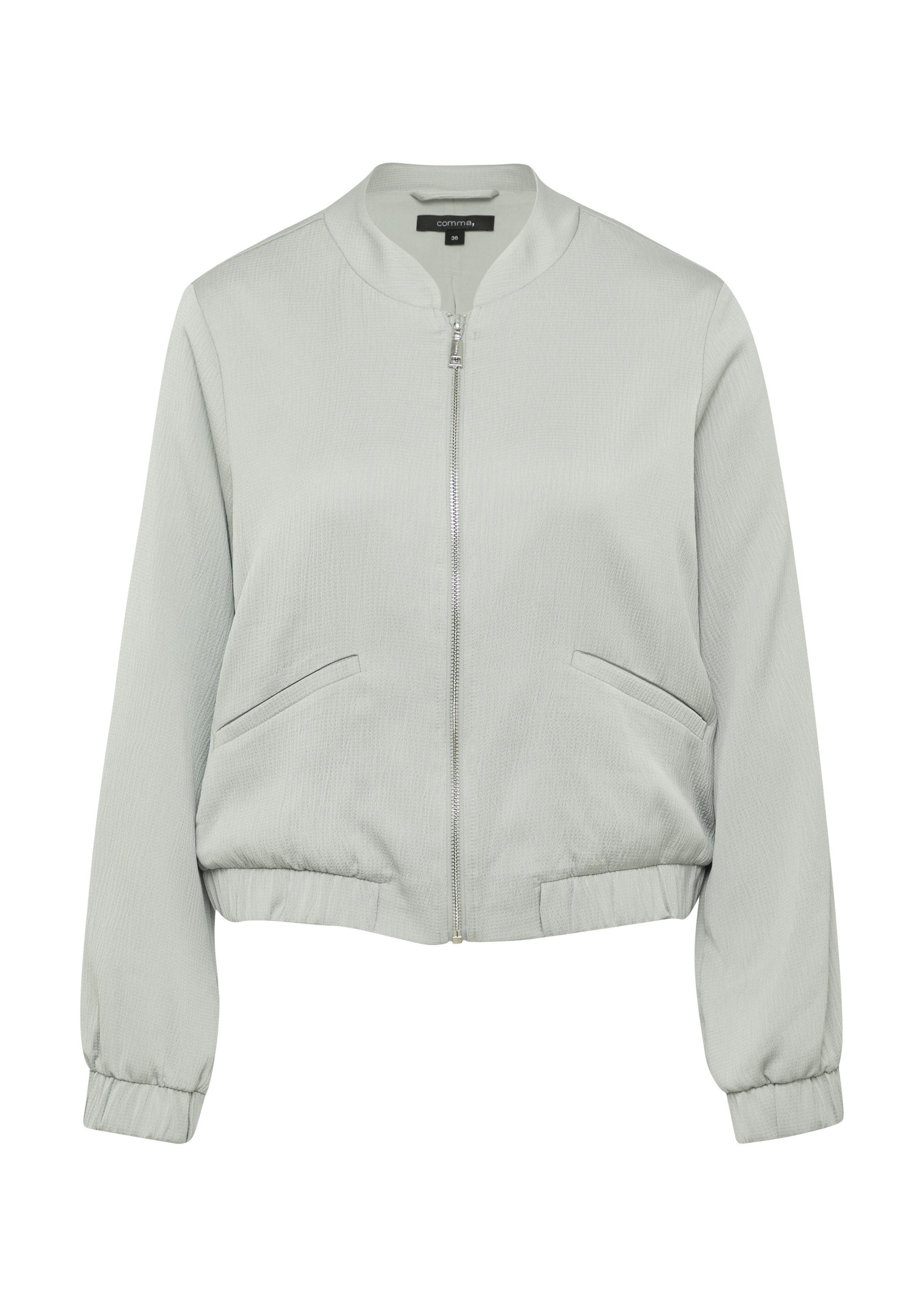 comma Funktionsjacke Indoor-Jacke Blouson aus strukturiertem günstig online kaufen