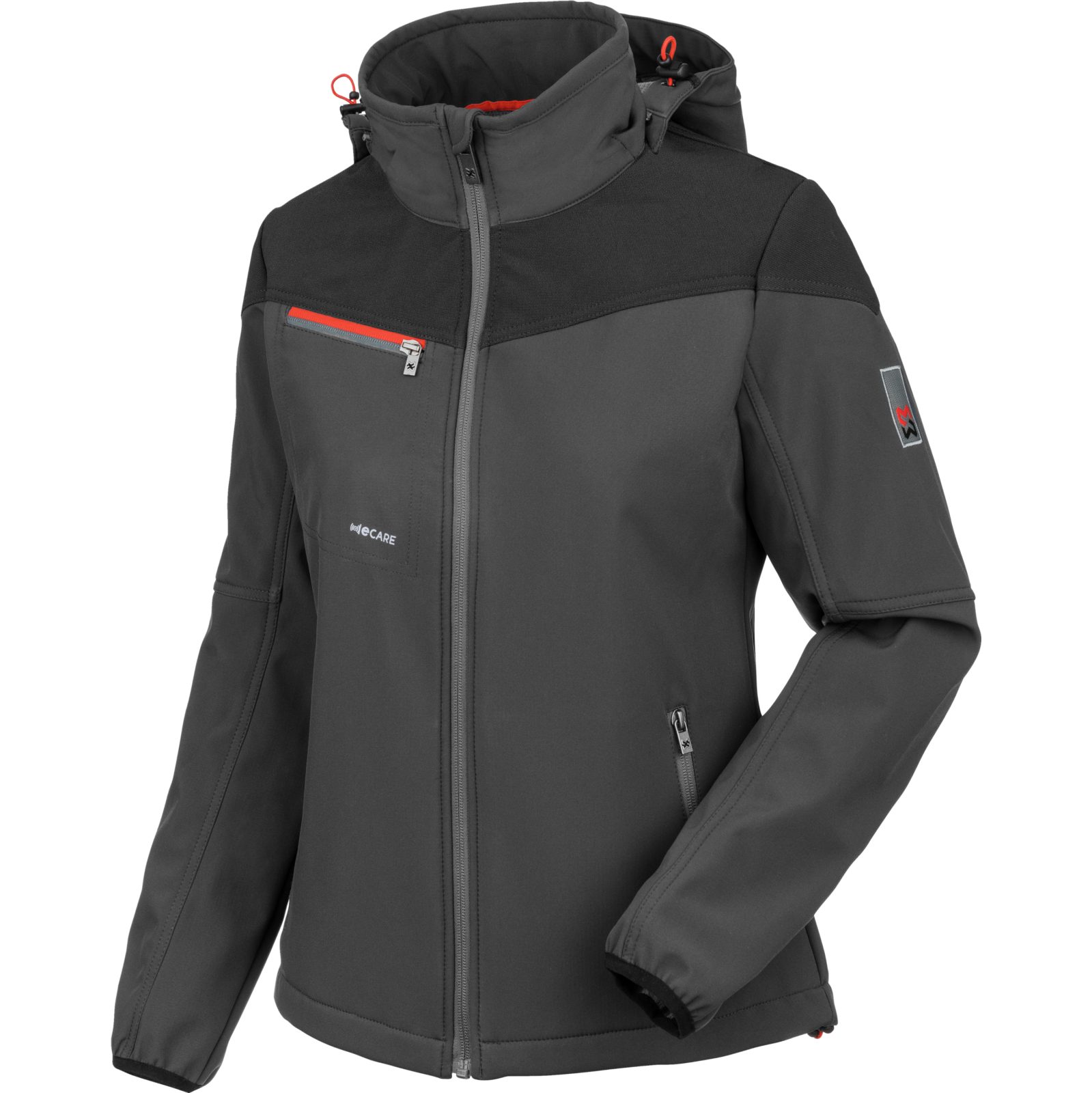 Würth MODYF Softshelljacke Stretch X Damen Arbeitsjacke, wasserfest & atmungsaktiv Sporliche Arbeitsjacke für Frauen