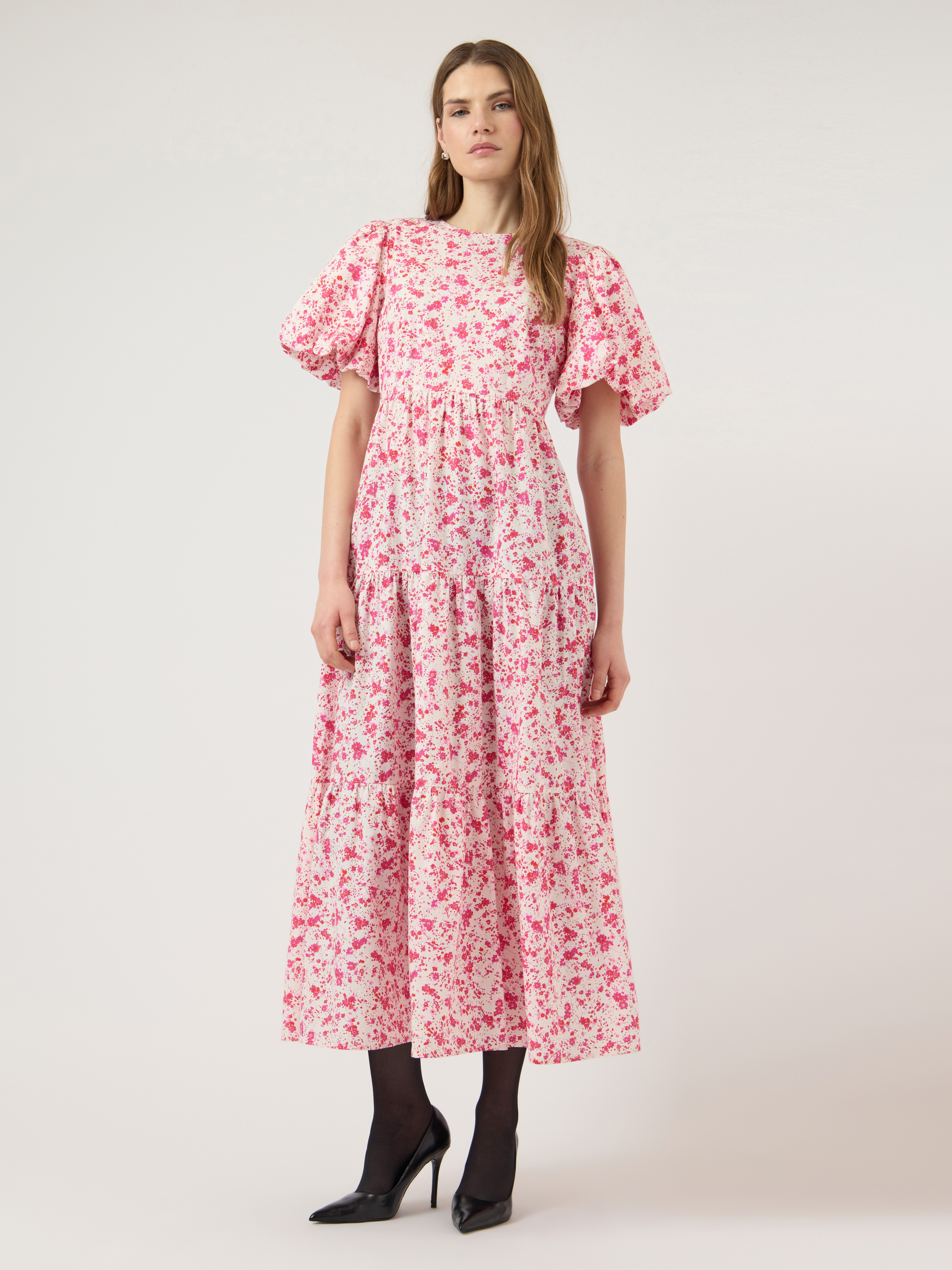Y.A.S Midikleid YASCOLEA SS ANKLE DRESS S. NOOS Sommerkleid, Baumwolle, knöchellang