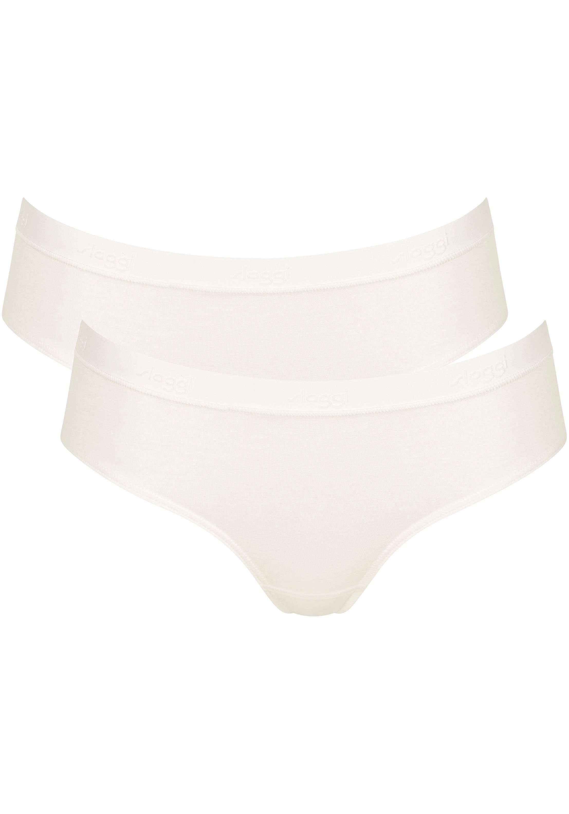 sloggi Hipster GO Casual (2er Pack) weich, atmungsaktiv, Baumwollmix