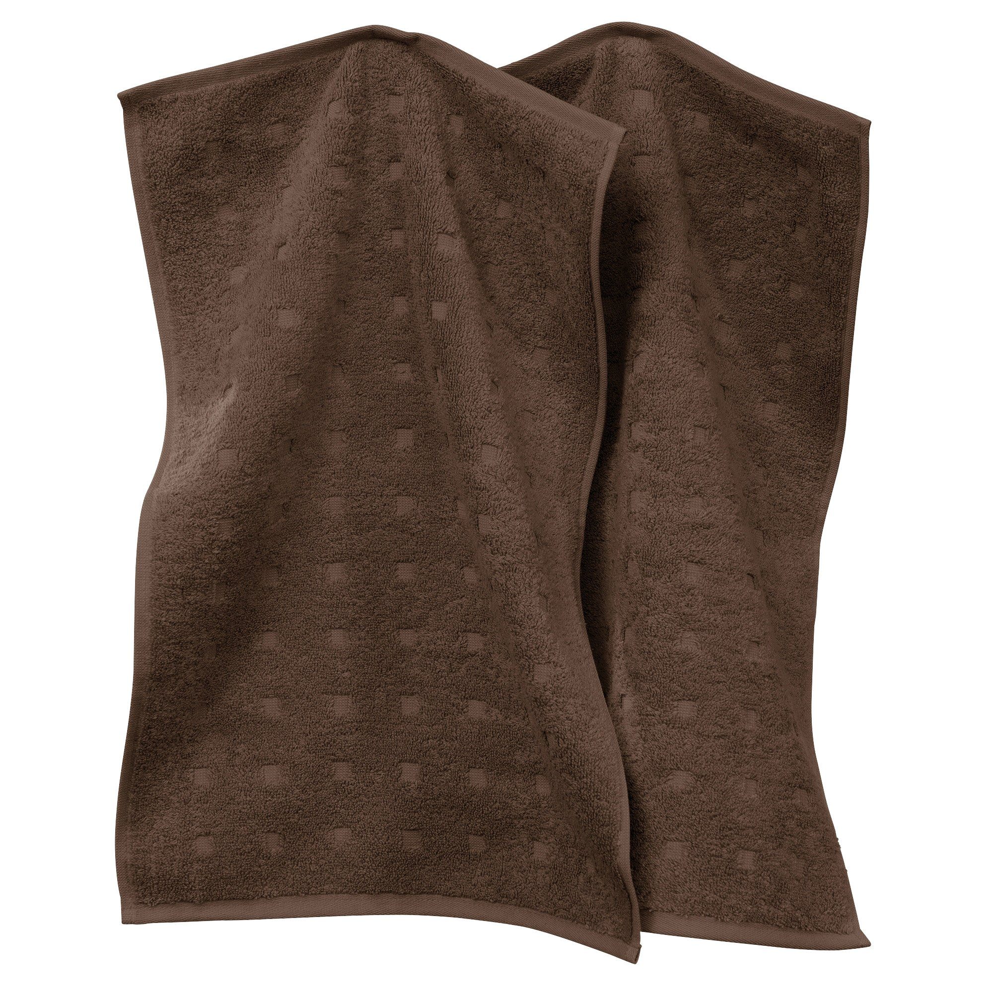 Möve Gästehandtuch Gästetuch "Quadretti" 2er-Pack, Frottier, Walk-Frottier Uni. Reduzierter Preis € 13,99. Unverbindliche Preisempfehlung € 17,00