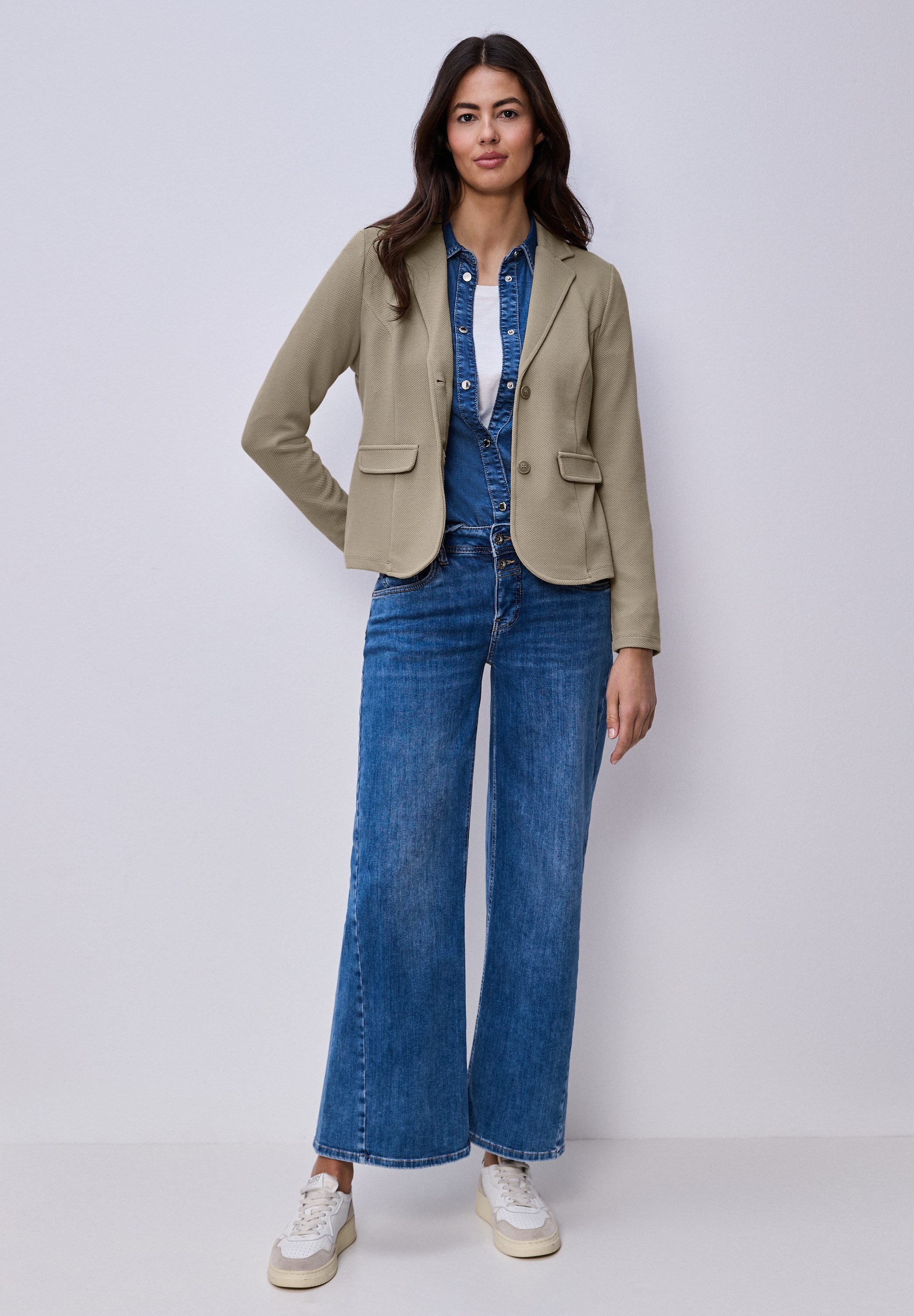 STREET ONE Kurzblazer mit Reverskragen