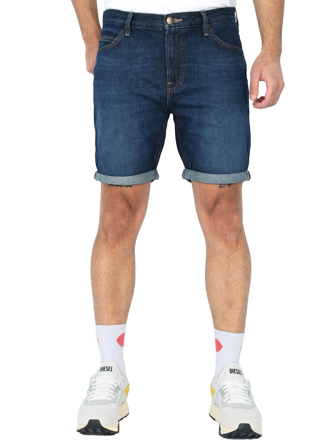 Lee® Jeansshorts Slim Fit - RIDER Darklands