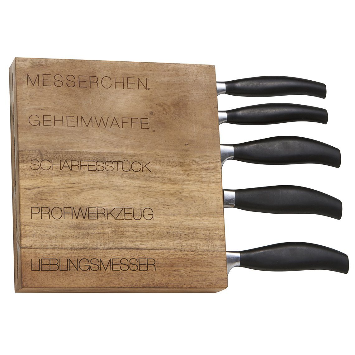 Räder Design Messerblock »Aus Akazienholz passend für 5 Messer« (1tlg), Zum  aufhängen online kaufen | OTTO