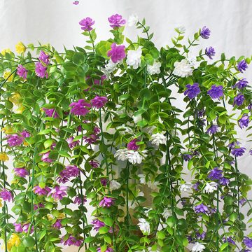 Künstliche Zimmerpflanze Künstliche hängende Blumenwanddekoration, KIKI