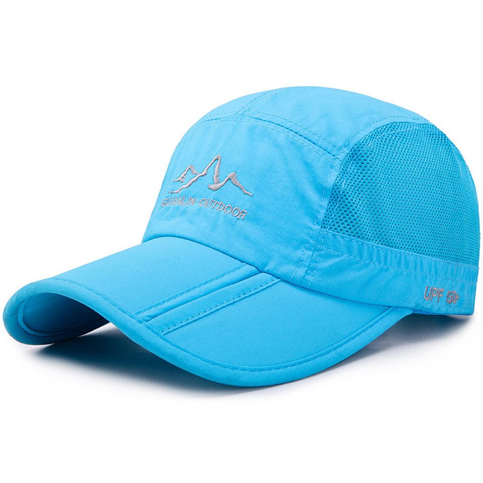 Zaewry Baseball Cap Unisex Baseballkappe Folding Outdoor Hat UPF 50+ Sun Protection Mesh Sport Hat