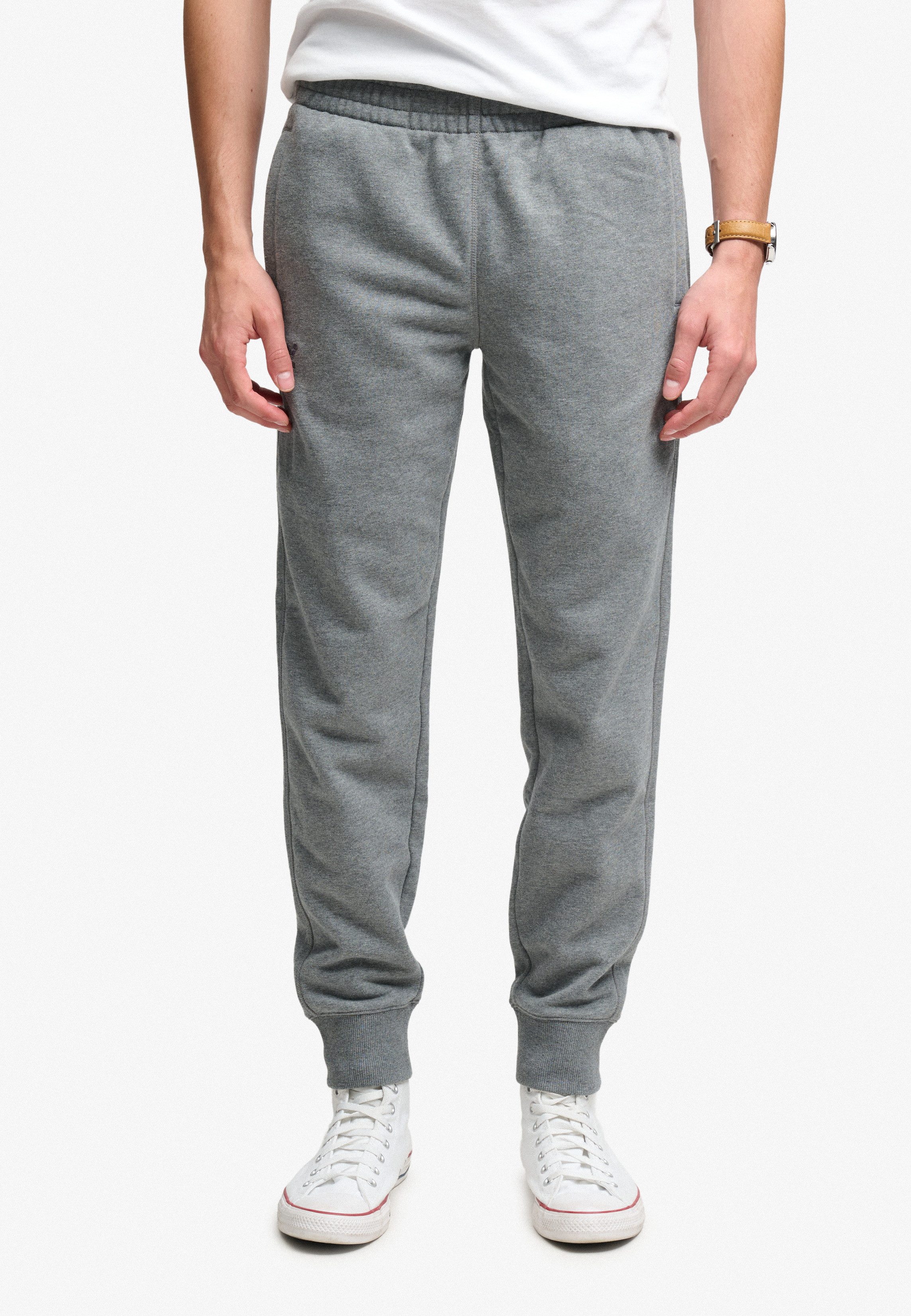 Superdry Sweathose ESSENTIAL LOGO JOGGERS HB aus Baumwollmischung, mit angerauter Sweatware, Relaxed Fit