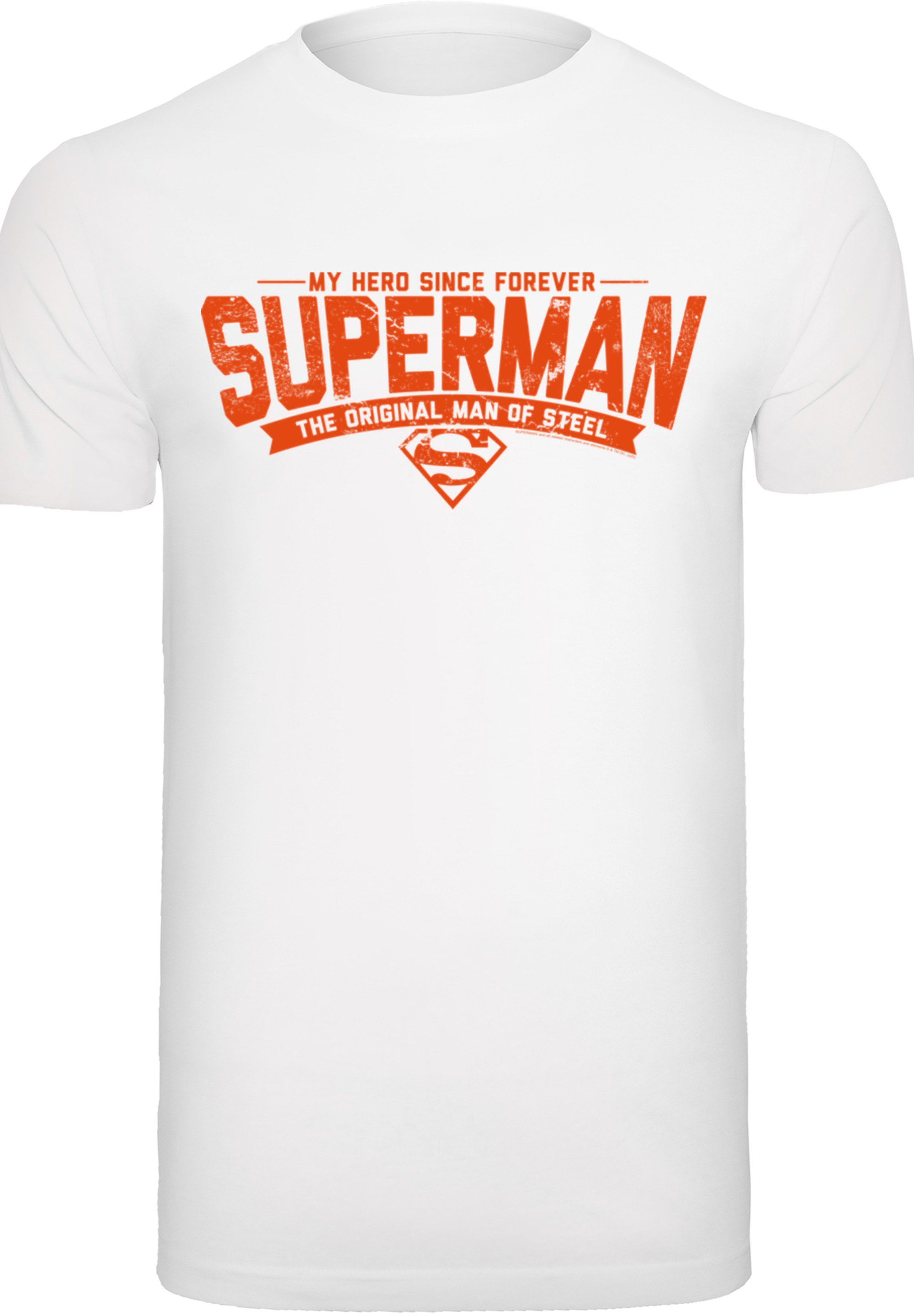 My T-Shirt ,Regular-Fit,Basic,Bedruckt F4NT4STIC Hero Comics Herren,Premium Merch DC Superman