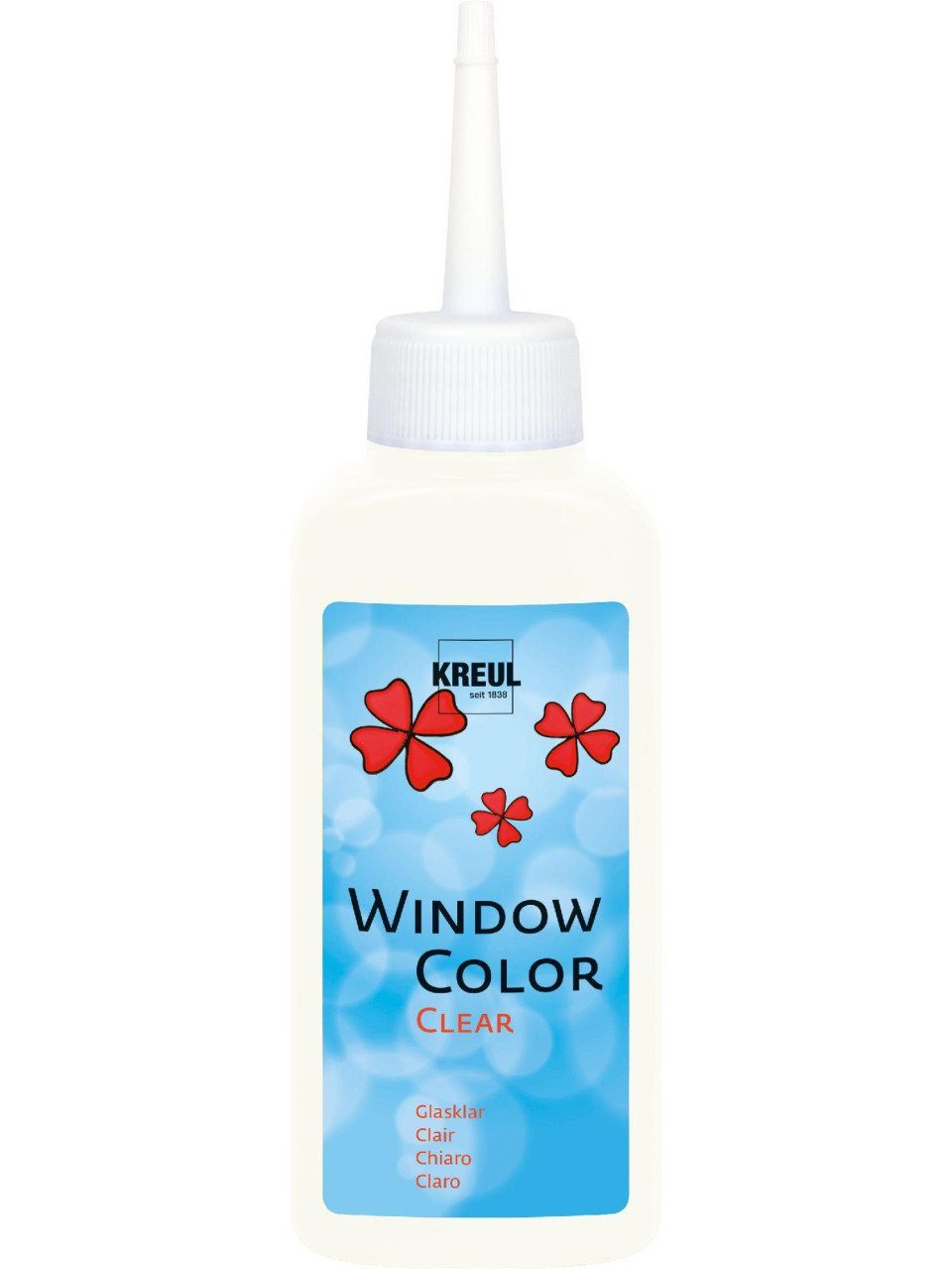 Bastelfarbe Kreul Window Color Clear weiß 80 ml