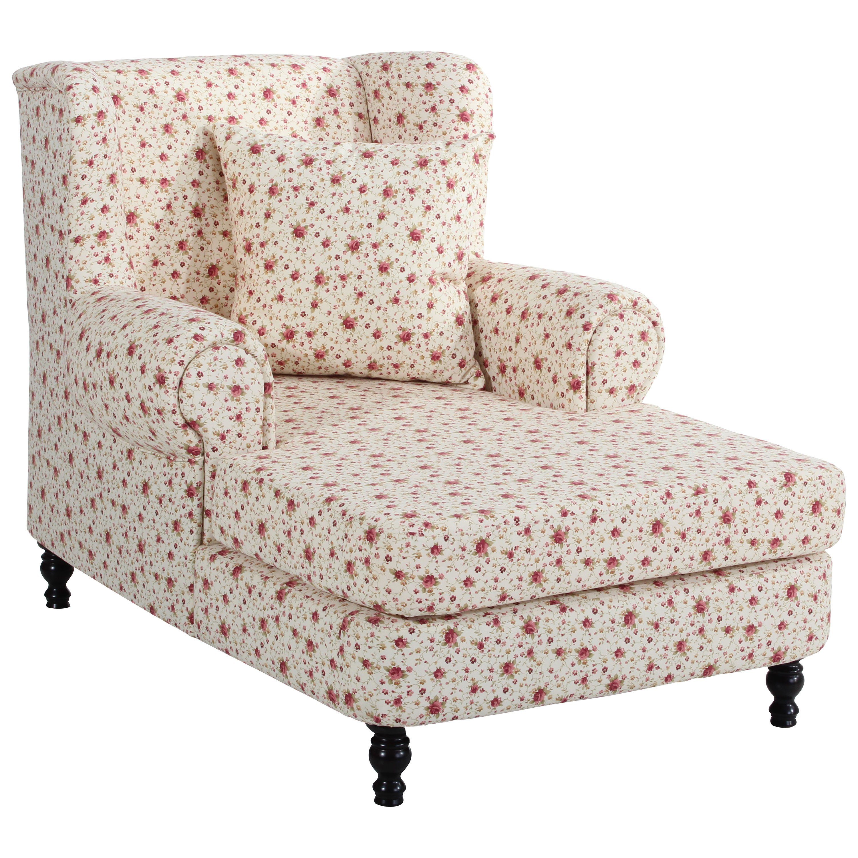 Max Winzer® XXL-Sessel Mareille, Big-Sessel inkl. 2x Zierkissen 55x55cm + 40x40cm geblümt