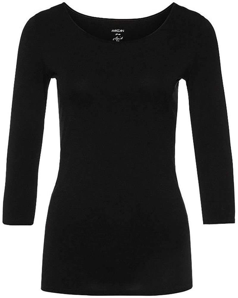 Marc Cain Langarmshirt "Collection Essential" Premium Damenmode Hauchzartes Longsleeve, elastisch