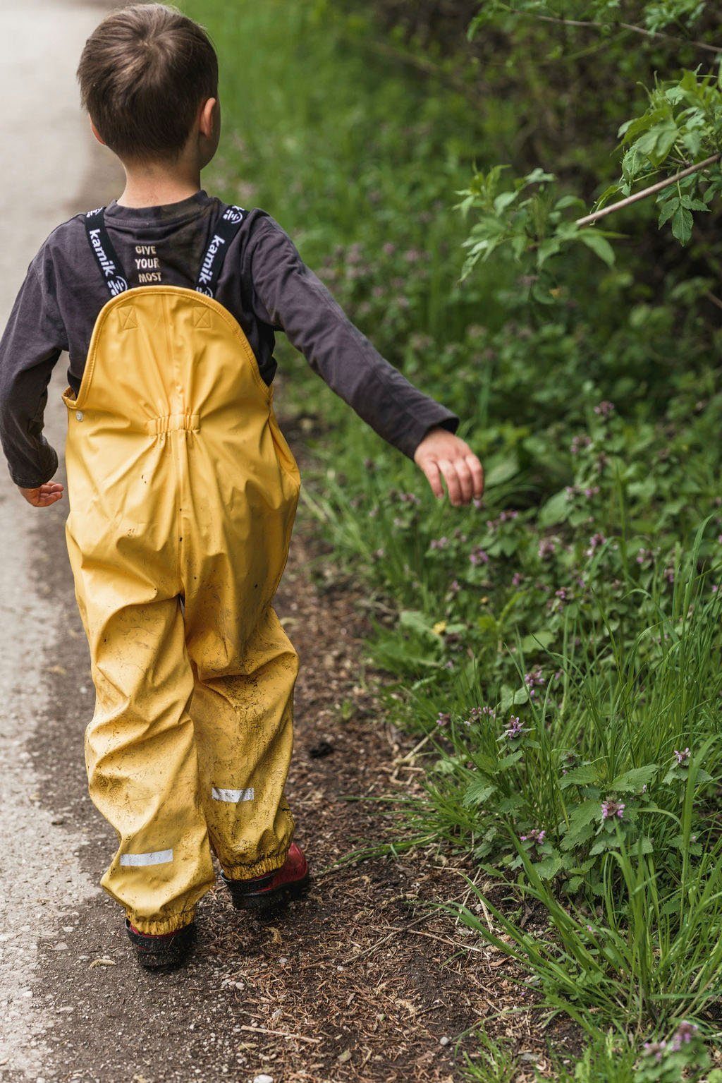Kamik Regen- und Matschlatzhose Kinder für MUDDY gelb 