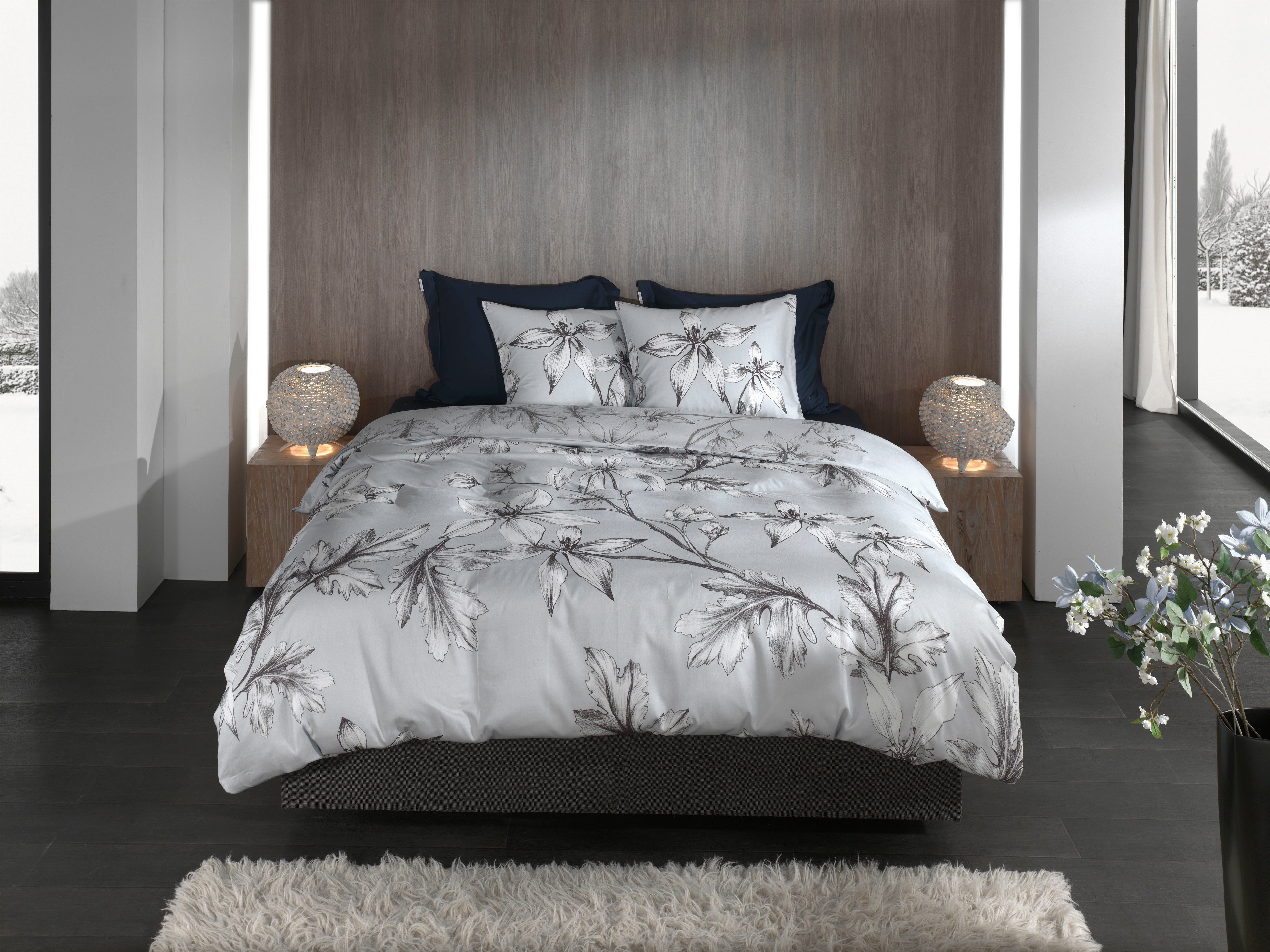 Heckett and Lane Bettwäsche Ketill, Mako-Satin, 2 teilig, 100% Baumwolle, hochwertiges Mako-Satin, Bettwäsche ab 135x200 cm.