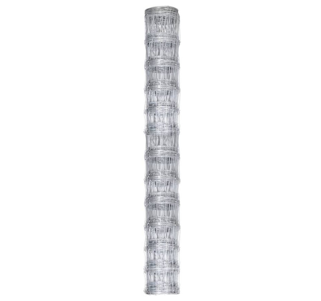 Thumbnail - vidaXL Gartenzaun Gartenzaun Verzinkter Stahl 50x1,25 m Silbern, (1-St)