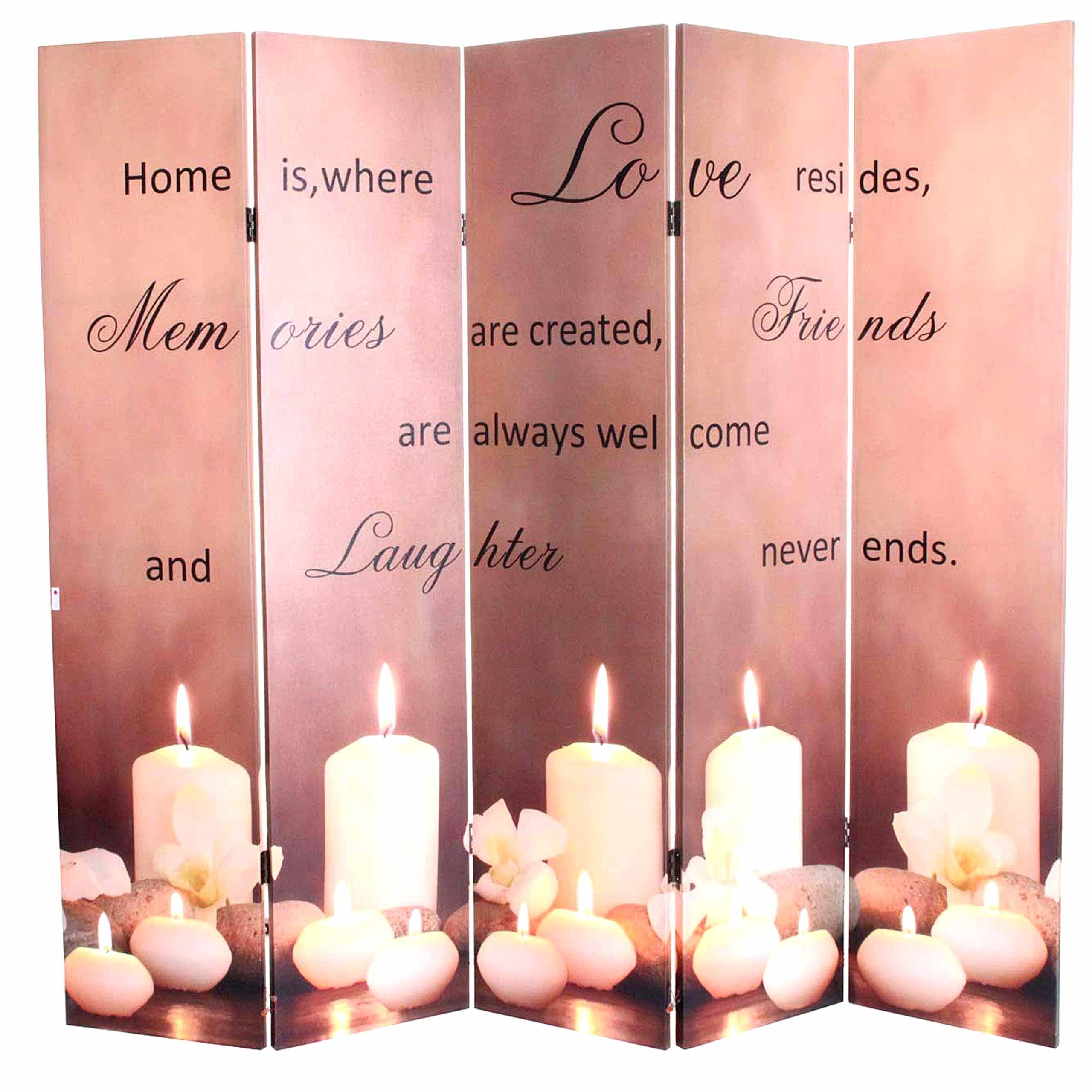 Paravent LED-Paravent Candles