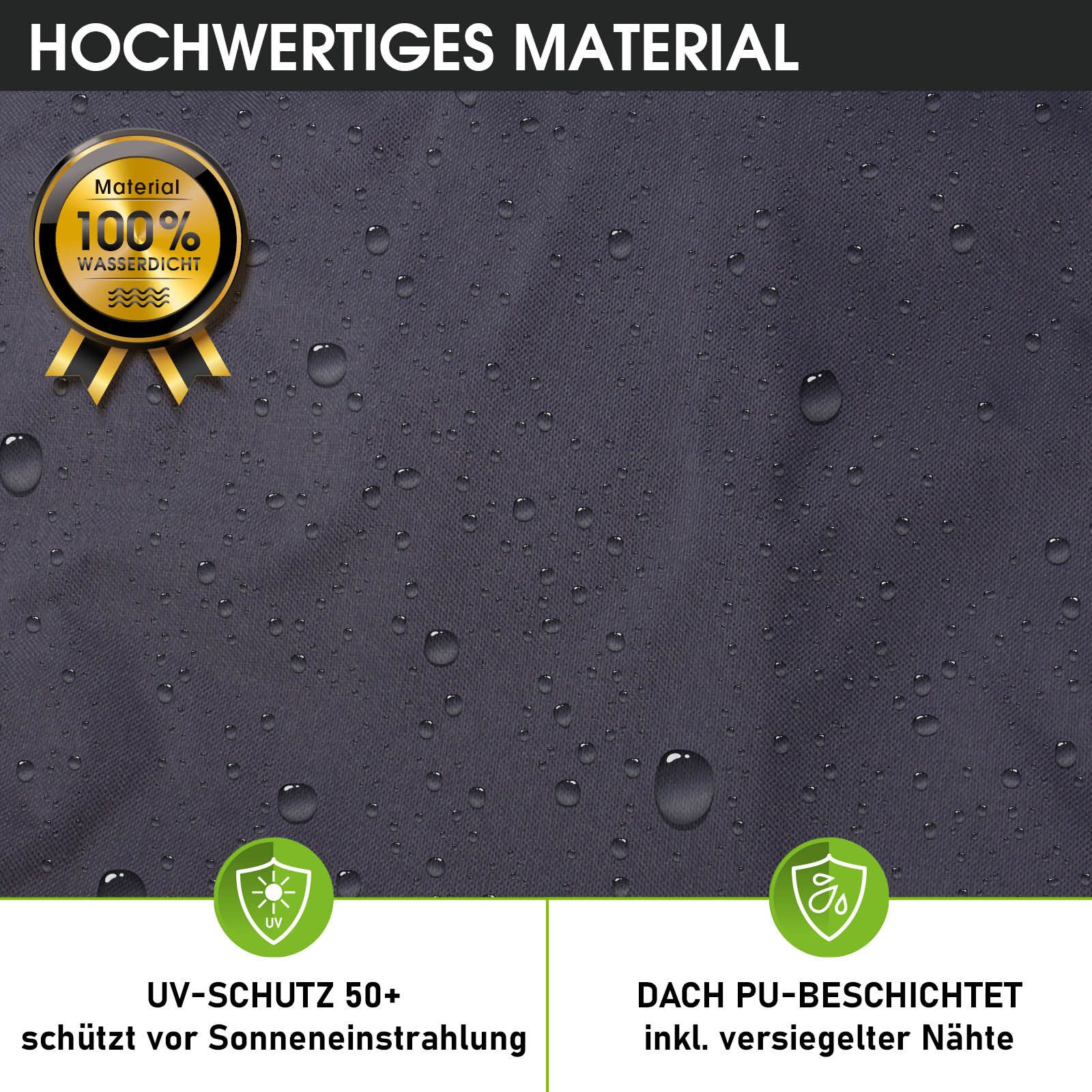 BRAST Pavillon Aluminium Infinity 4x4m viele Modelle & Farben inkl. Moskitonetz, wahlweise mit LEDs wasserdicht, stabil, UV-Schutz